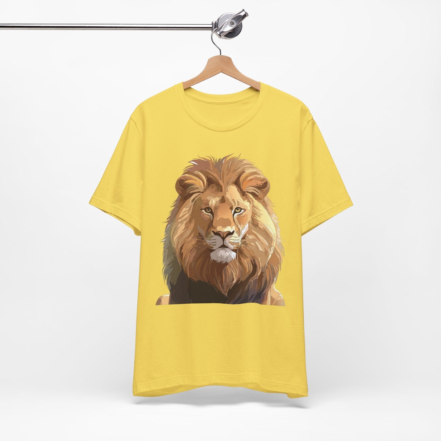 Unisex Animal Art Tee Shirt With Wild Animals Design Gildan 64000 Softstyle Cotton