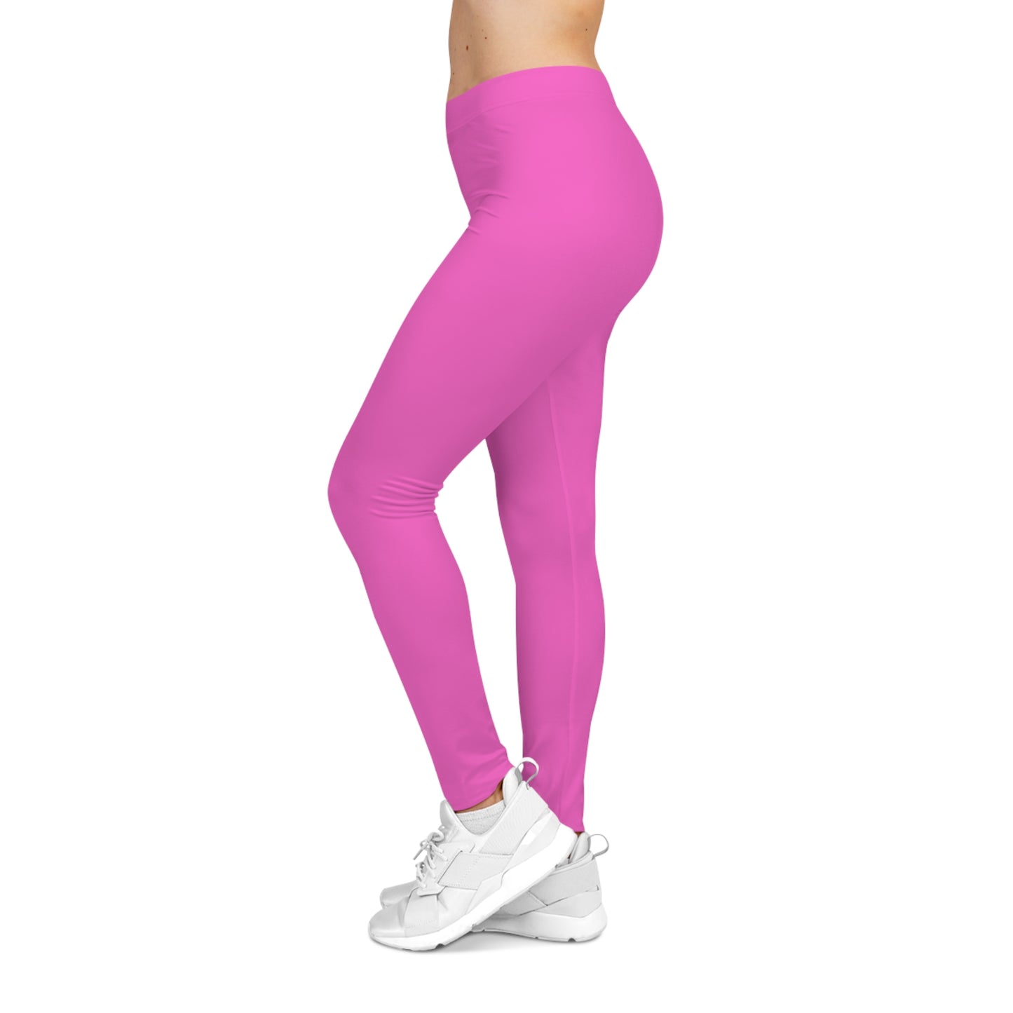 Bubblegum Fizz Color Women's Poly-Span Casual Leggings XS-2XL