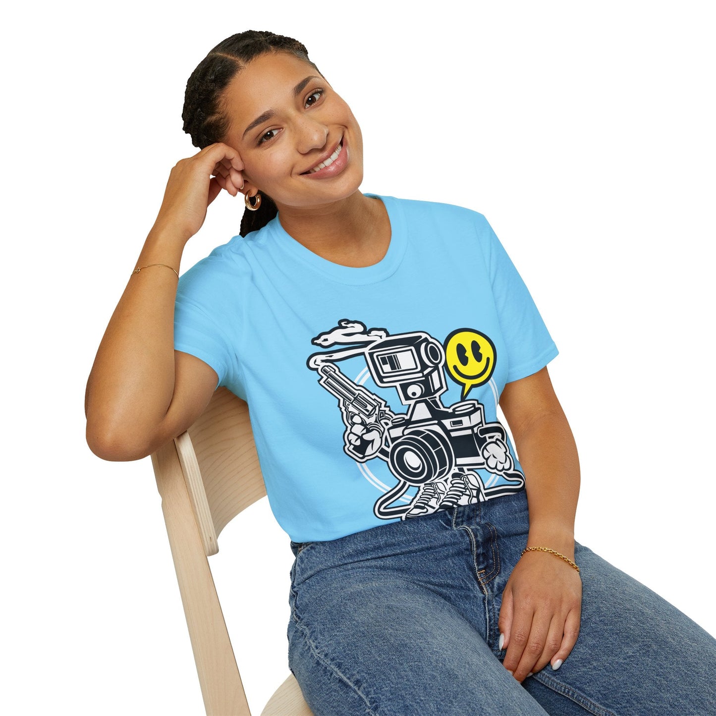 Cartoon T Shirt Animation Graphic Tee Unisex Funny Tee Shirt Gildan Softstyle 64000