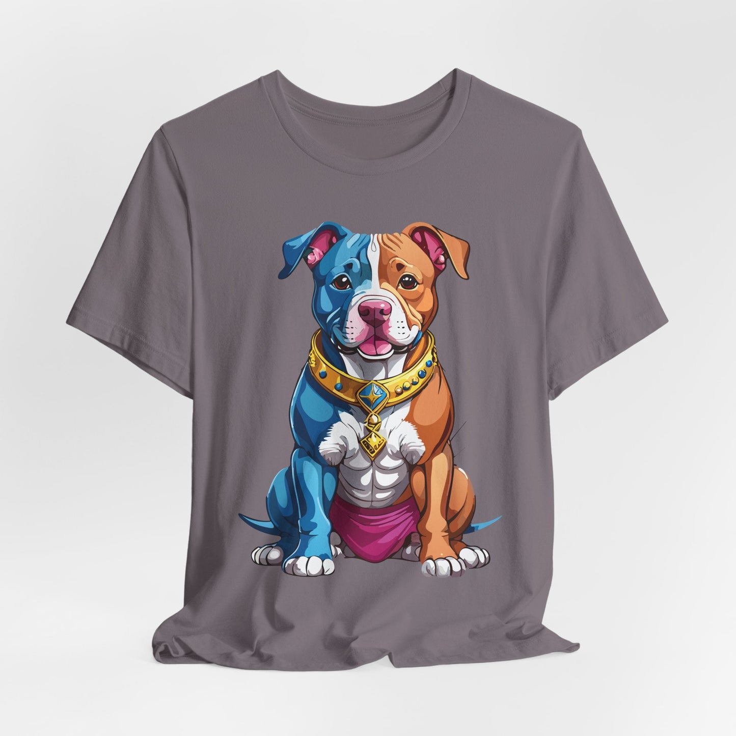 Unisex Animal Shirt Art Design Tee With Wild Animals Print Short Sleeve Jersey Tee