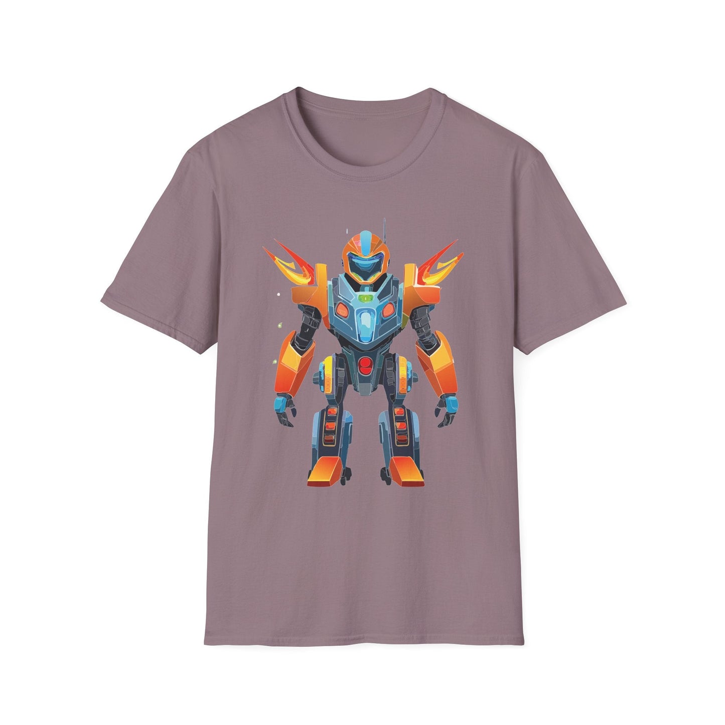 Cyborg Tee Unisex Robot Shirt Terminator Graphic Short Sleeve Tee Gildan Softstyle 64000 Cotton