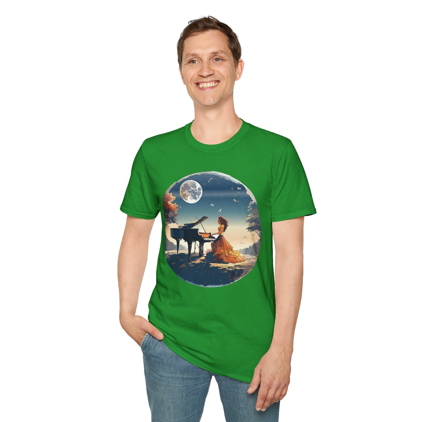 Womens Graphic T Shirt Art Design Gildan Softstyle Tee 100 Percent Ring Spun Cotton Unisex