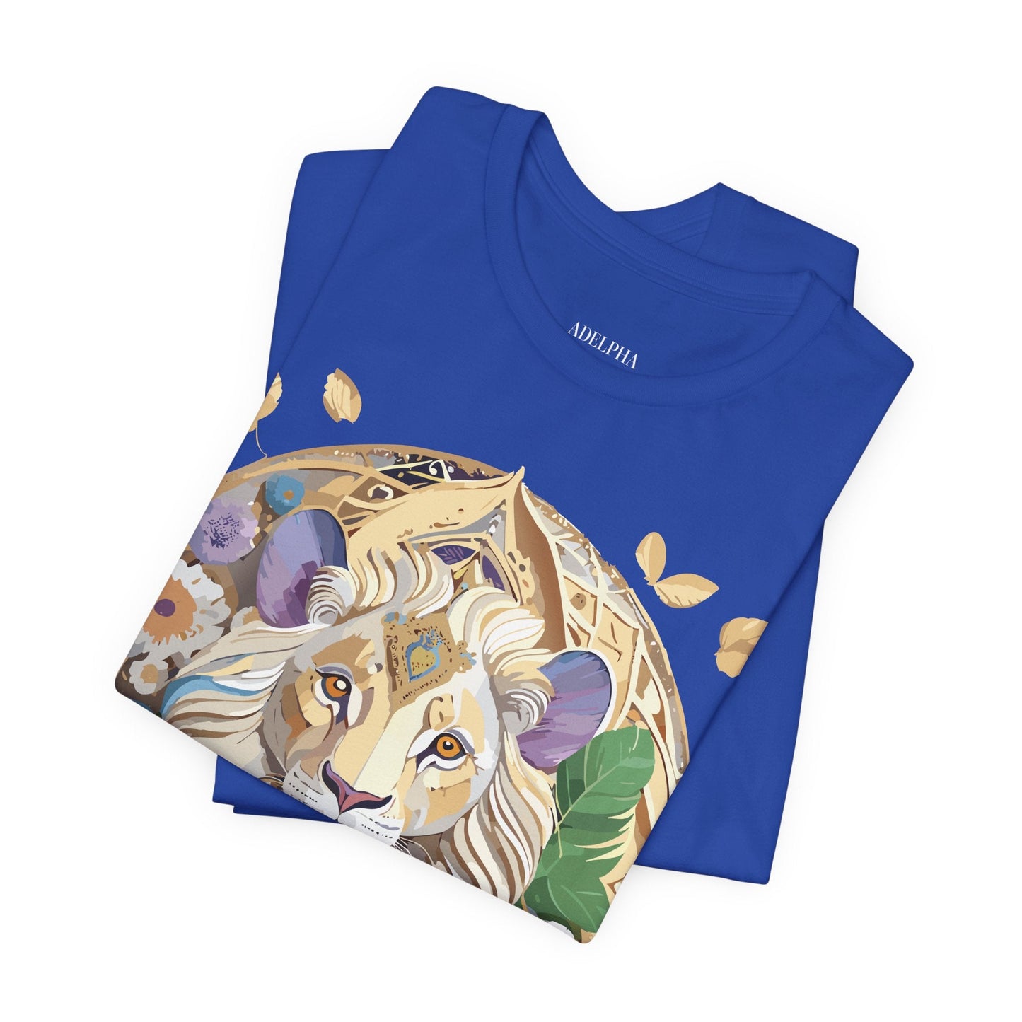 Medallion Graphic Unisex 100 Cotton Vintage Animal Medal Artwork Tee 61