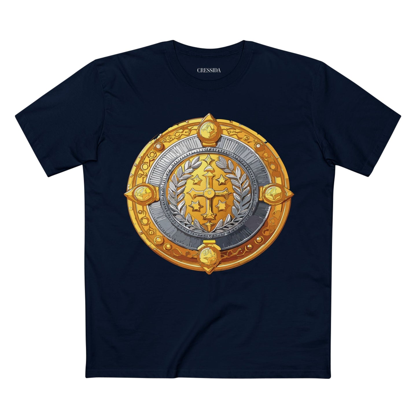 Antique Gold Coin Graphic Design T-Shirt Unisex 100 Cotton With Golden Print Artwork Tee 12