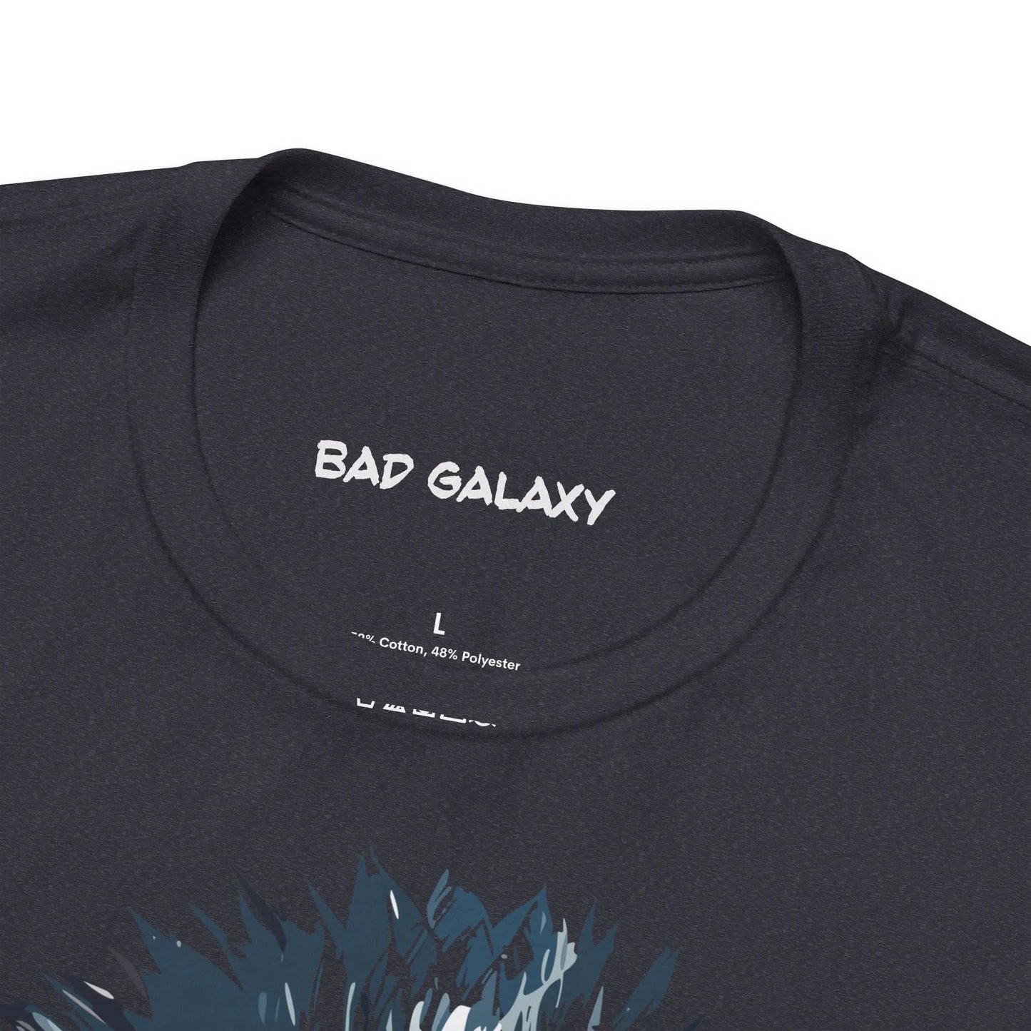 Punk Rock Tee Shirt From Bad Galaxy 100 Percent Cotton Eco Friendly Inks Made To Order USA Designed