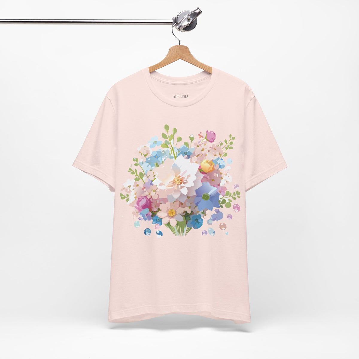 Floral Graphic Tee Shirt - Bella+Canvas Unisex 100 Cotton 13