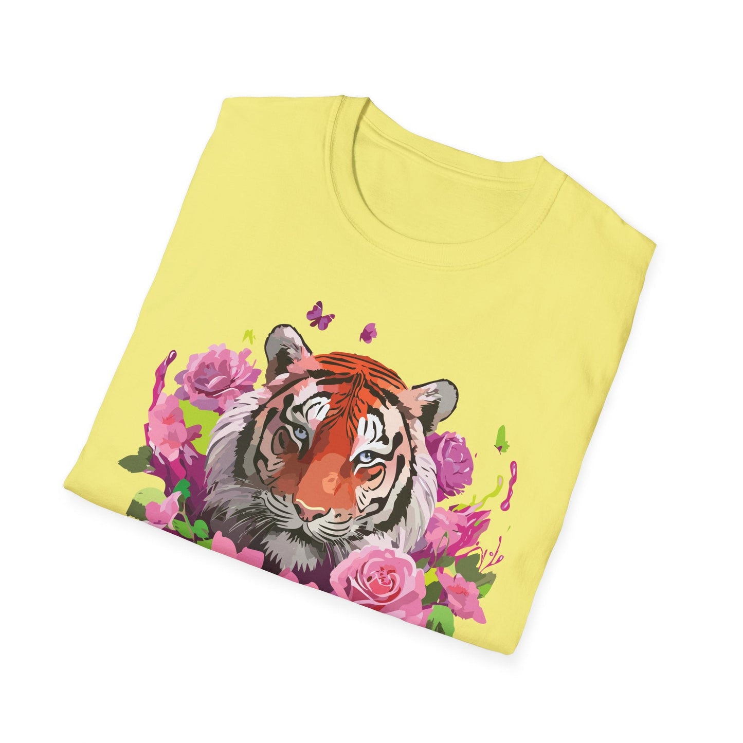 Tiger Shirt Unisex Tee Gildan Softstyle 64000 Ring Spun Cotton