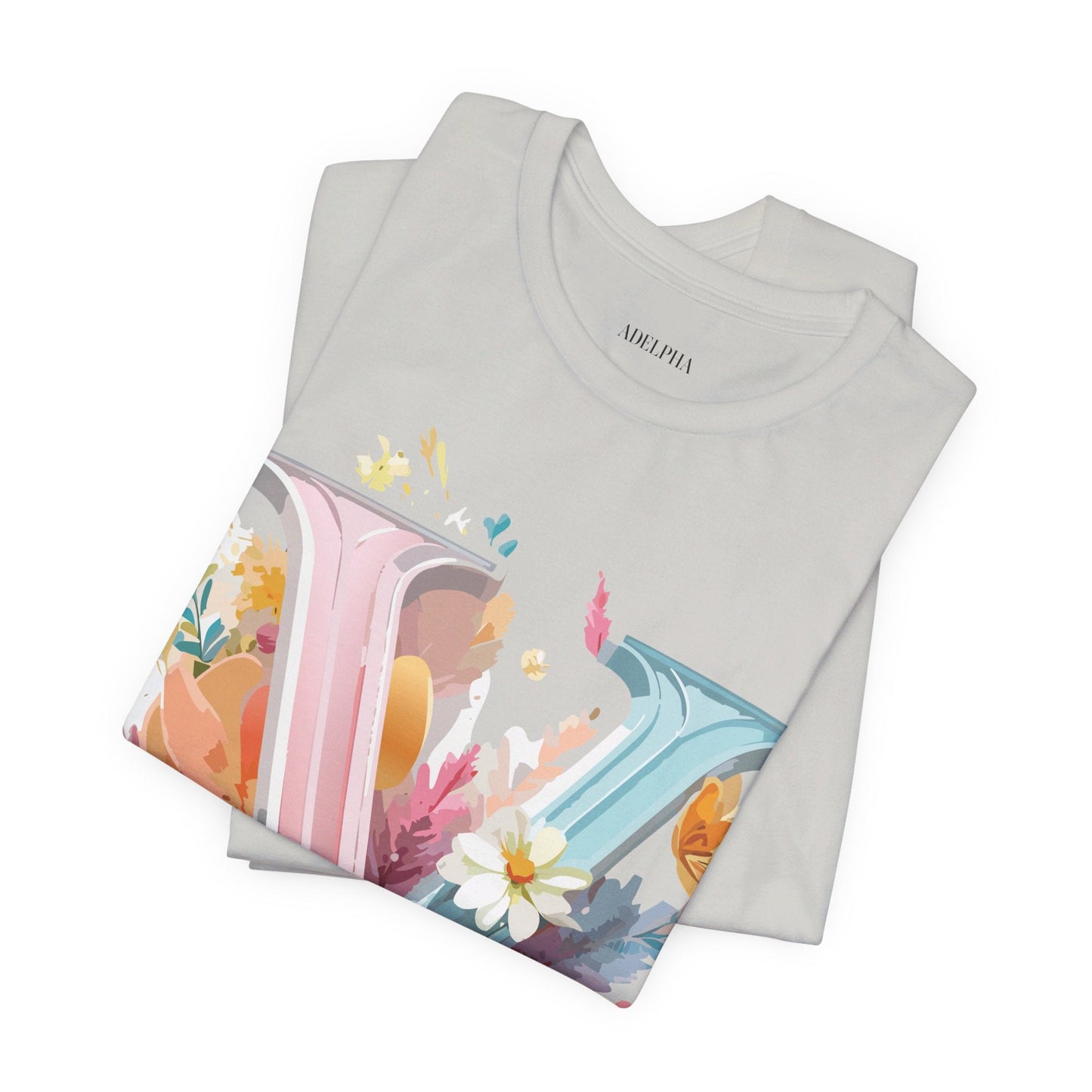 Letter V Graphic Tee Unisex Jersey Short Sleeve Art Design  Vintage Inspired