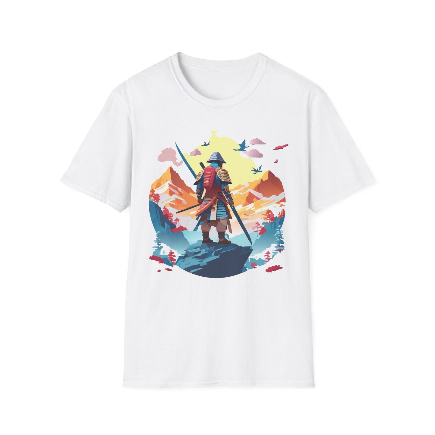 Samurai Shirt Unisex T Shirt Gildan Softstyle 64000 Cotton Tee For Everyday Comfort