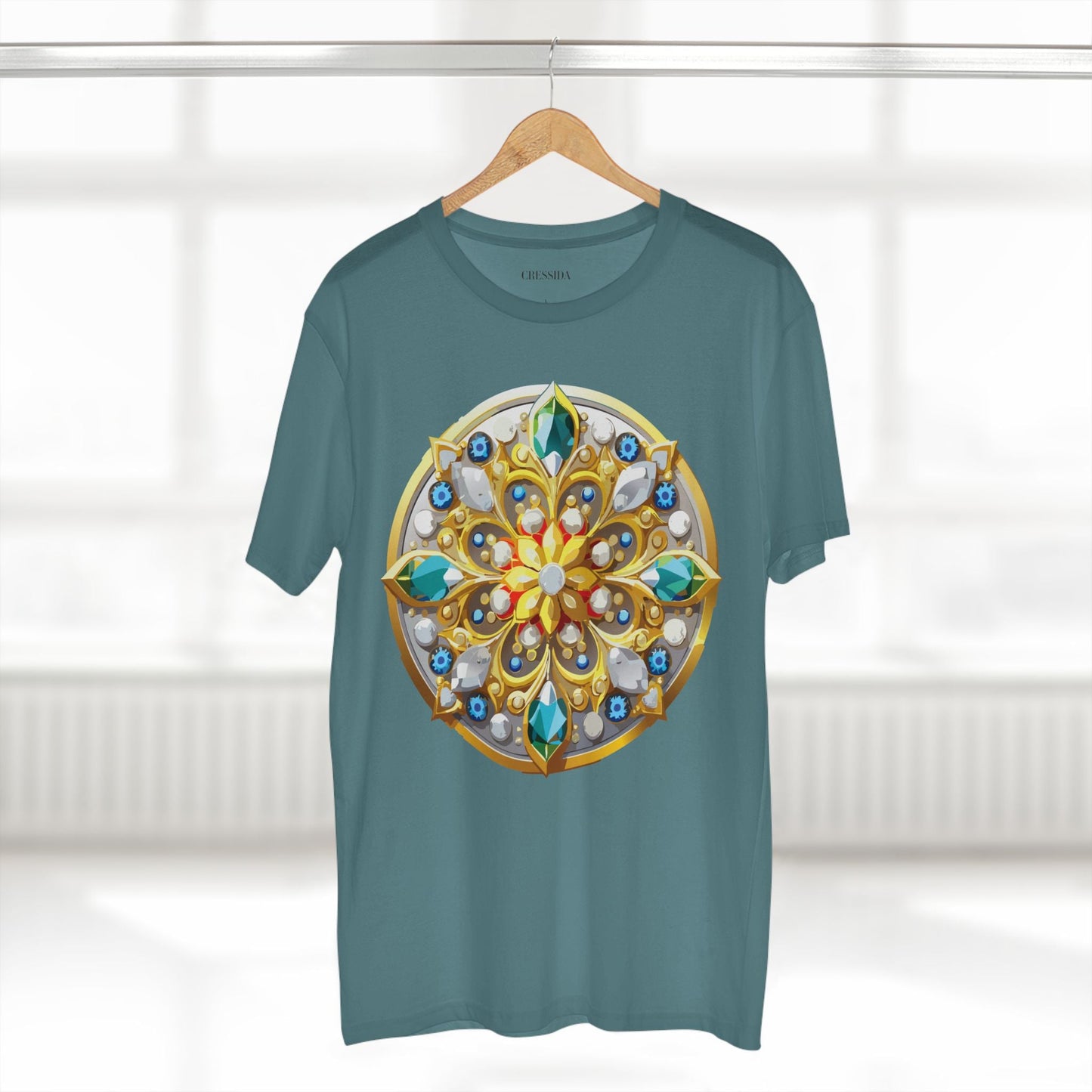 Medallion Graphic T-Shirt Unisex 100 Cotton With Gold Art Design Medal Tee 2