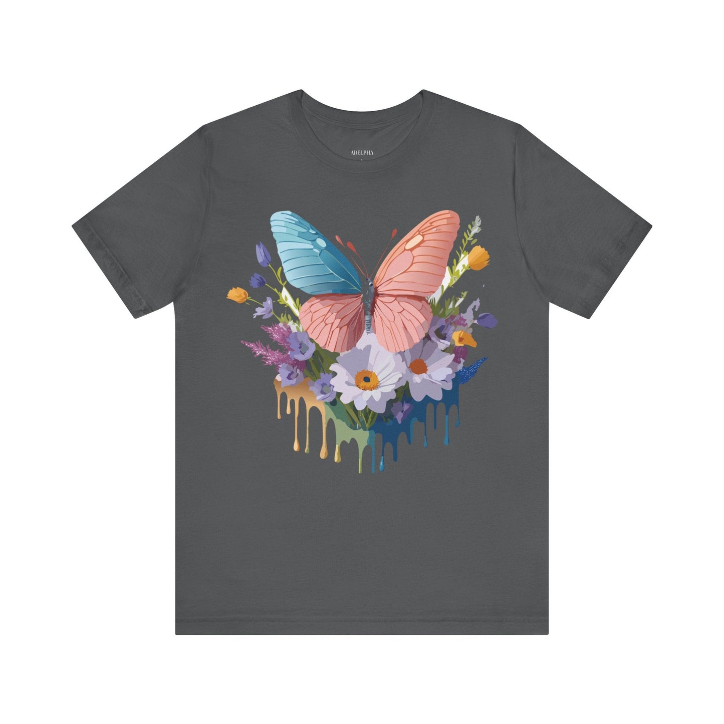 Butterfly Graphic Tee Unisex Adelpha Art Vintage Inspired Short Sleeve Shirt