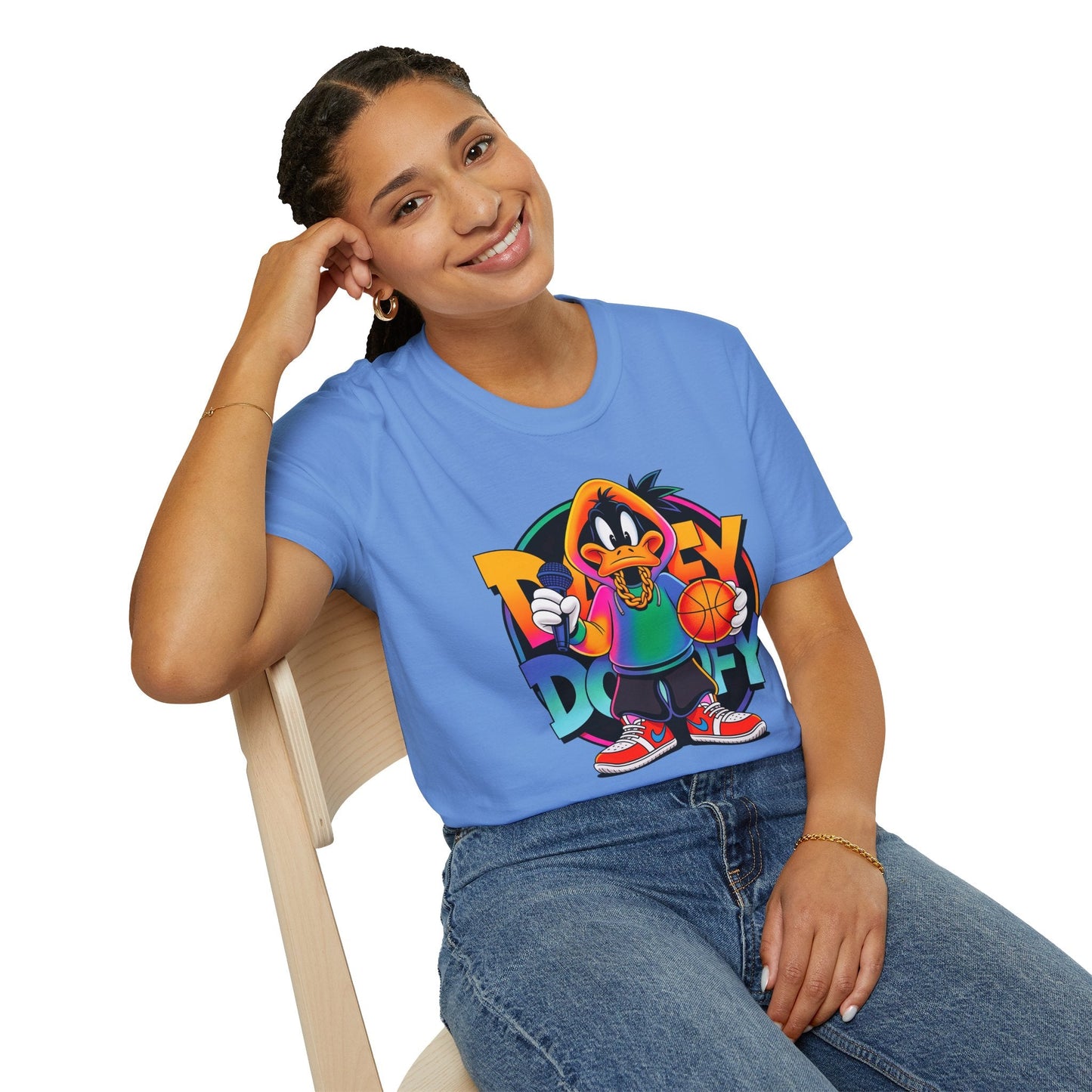 Funny Cartoon Animals T Shirt With Animation Print Unisex Softstyle Graphic Cotton Tee