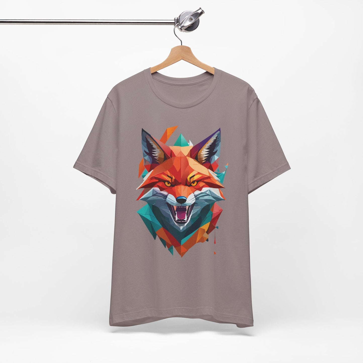 Unisex Animal Print Tee Shirt With Wild Animals Art Design For Men Women Soft Cotton