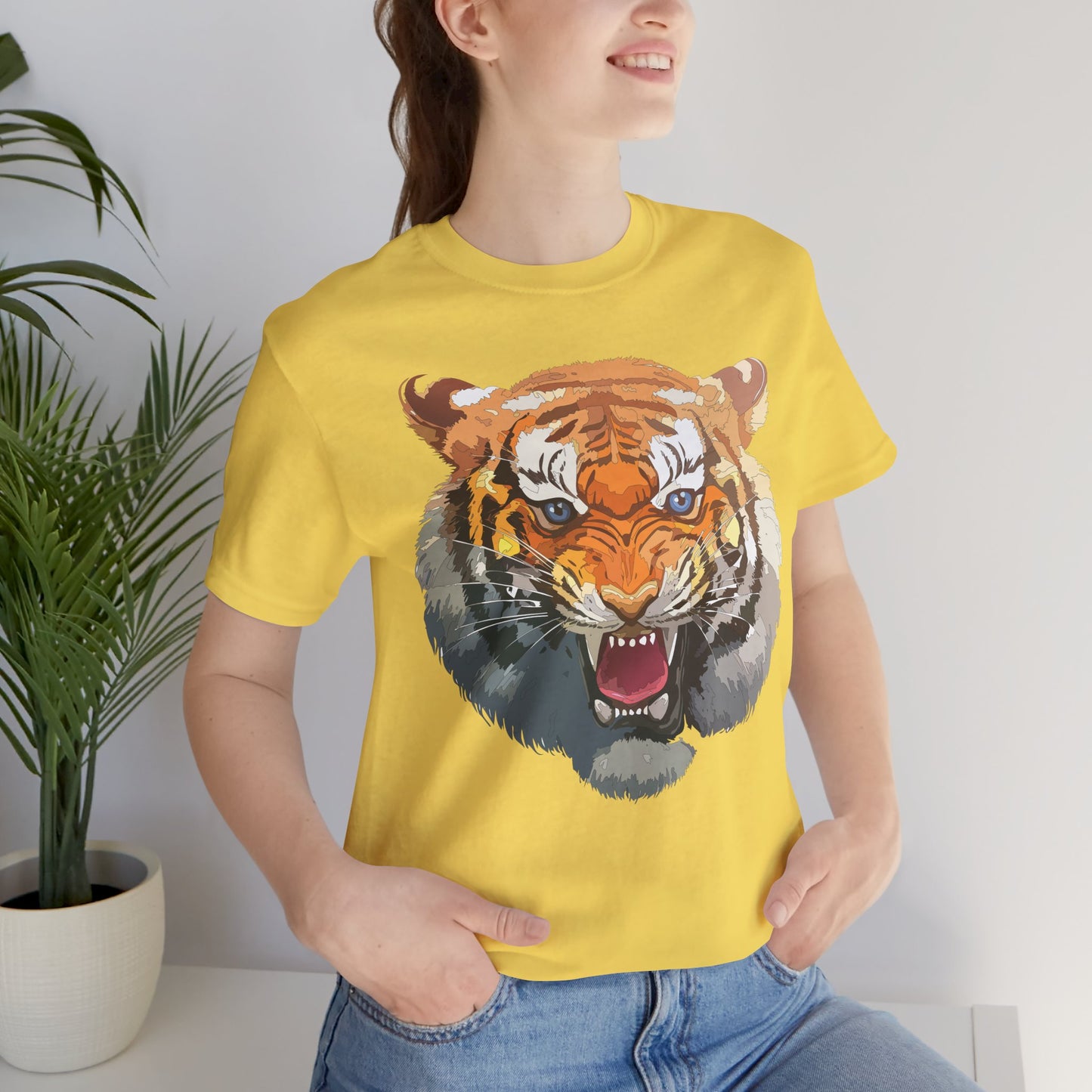 Tiger Shirt, Animal Shirt, T-Shirt with Tiger, Art Design Tee, Animal Tees, Safari T-Shirt, Graphic Design Tee 14