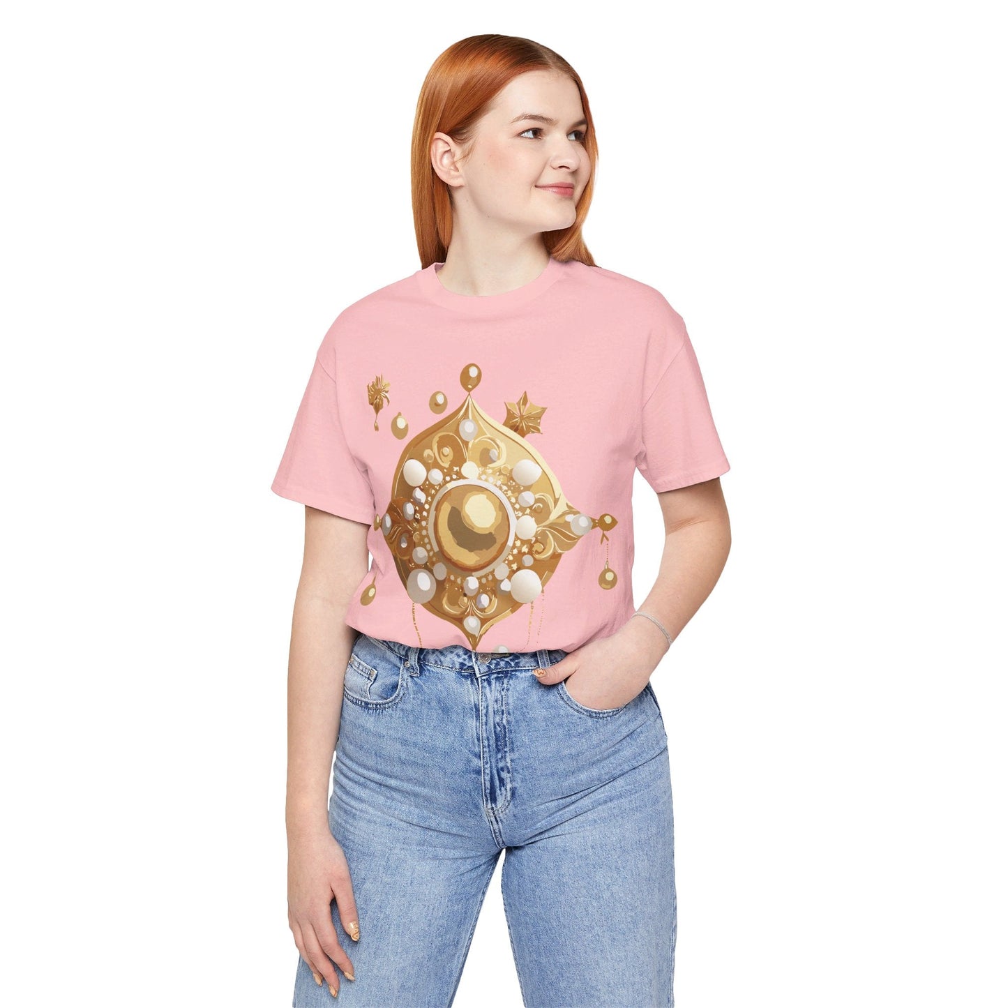 Jewelry Graphic Unisex 100 Cotton Vintage Treasure Art T-Shirt 32