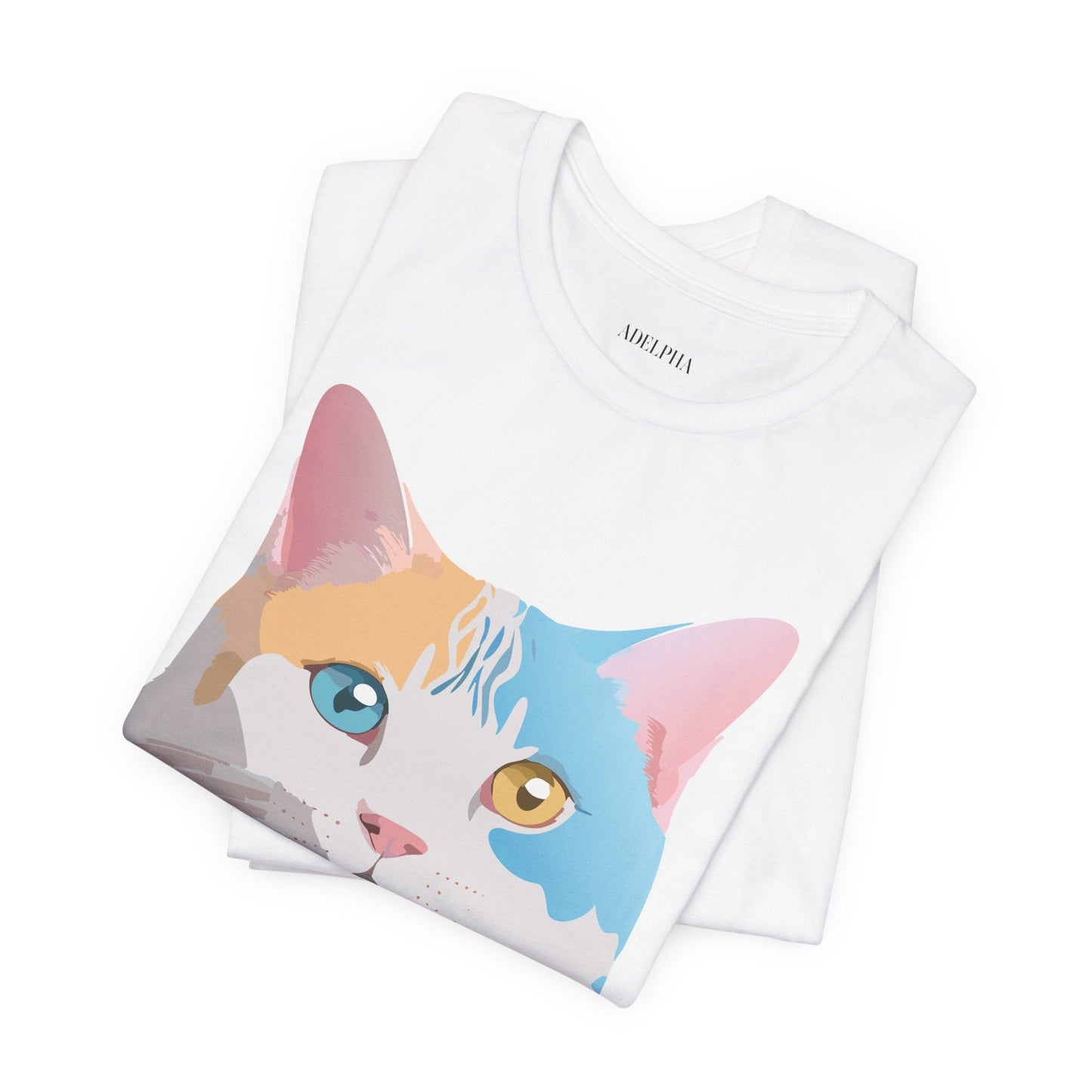 Adelpha Cat Graphic Tee Unisex Jersey Short Sleeve Vintage Inspired