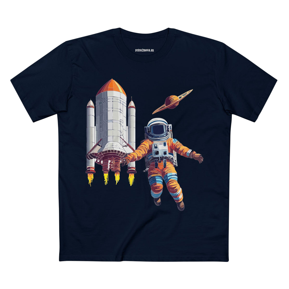 Cosmos Astronaut Graphic Tee Staple Unisex 100 Cotton Tee Shirt - CS-7