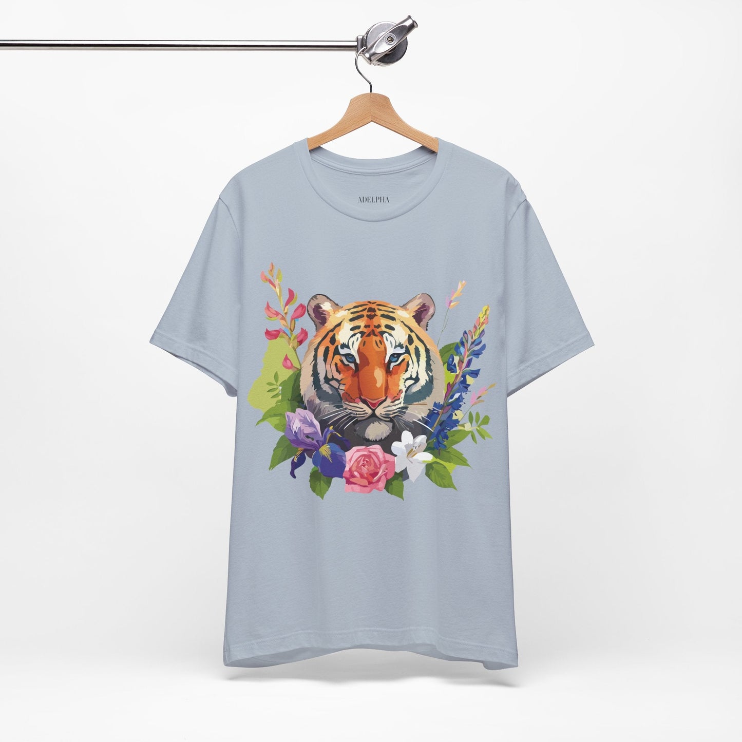 Tiger Shirt Unisex Jersey Short Sleeve Graphic Tee With Vintage Inspired Artwork From Adelpha