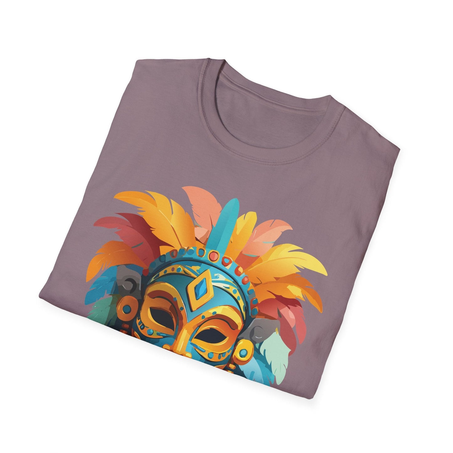 Mask Tee Shirt Unisex Graphic Design Short Sleeve Tee Gildan Softstyle 64000 Ring Spun Cotton