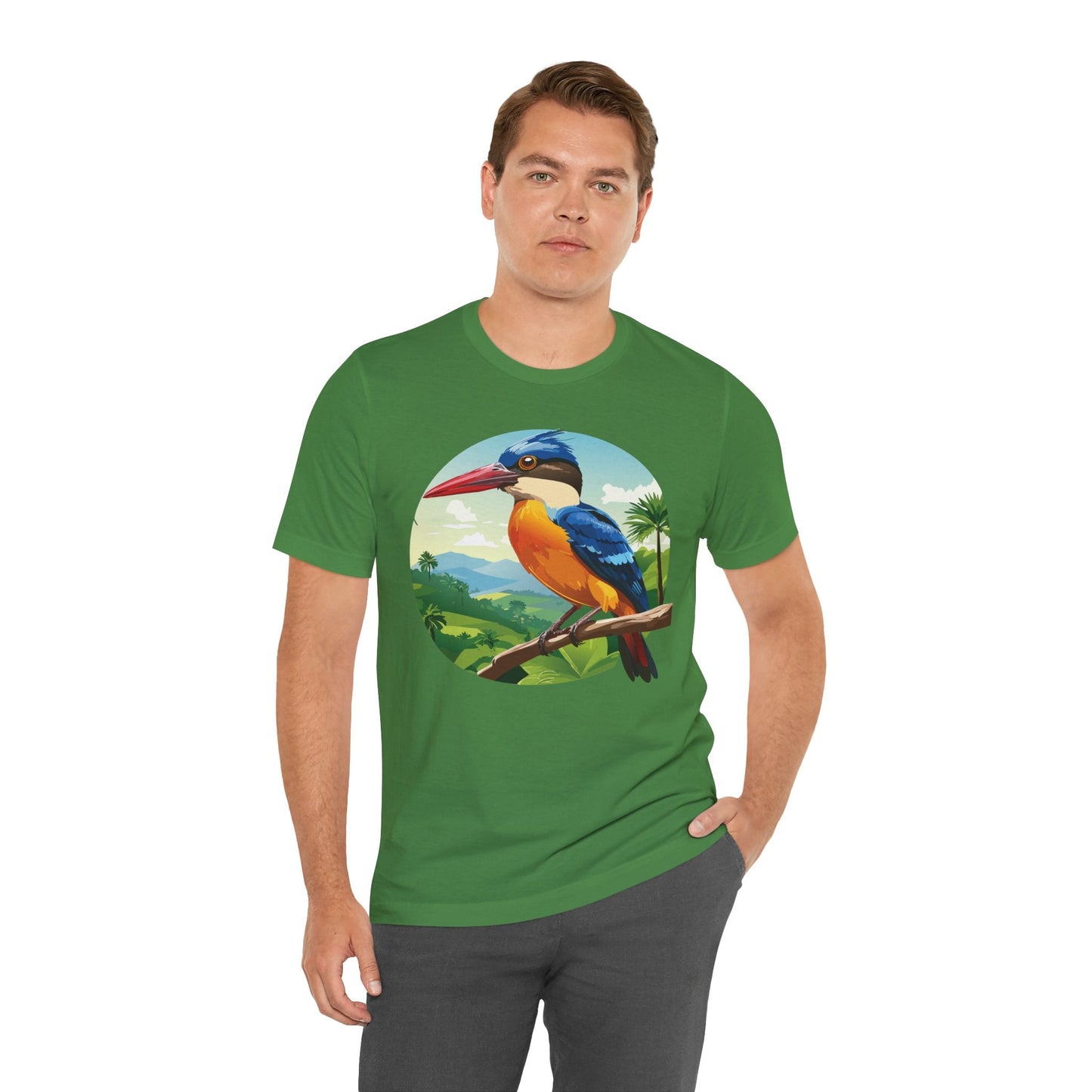 Unisex Animal Shirt With Art Design Featuring Wild Animals Jersey Short Sleeve Tee