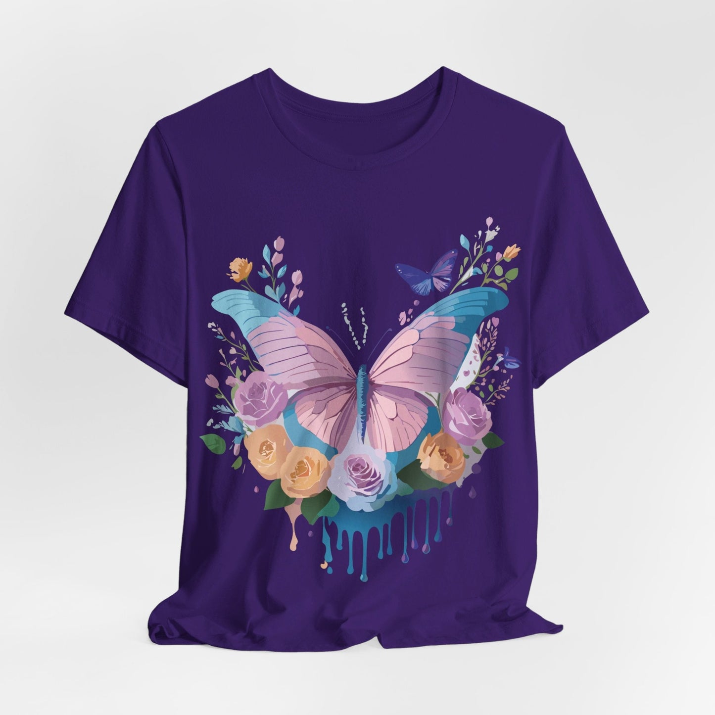 Adelpha Unisex Graphic Tee With Vintage Inspired Artwork Short Sleeve