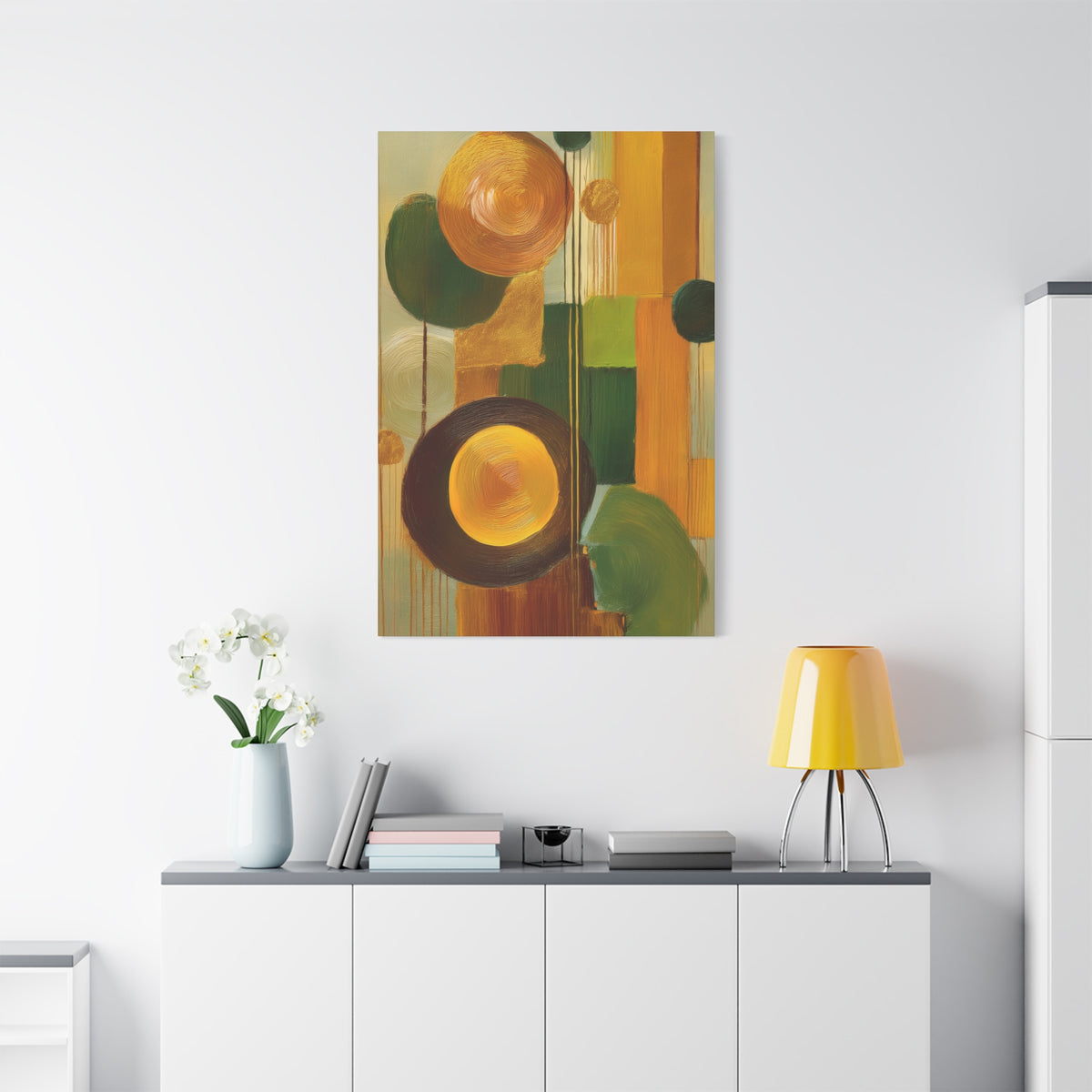 Abstract Geometric Painting Print Canvas 20x24,20x30,24x30 24x32,24x36,30x40 32x48,36x48,40x60 Pine-Wood Inner Frame ABS-58