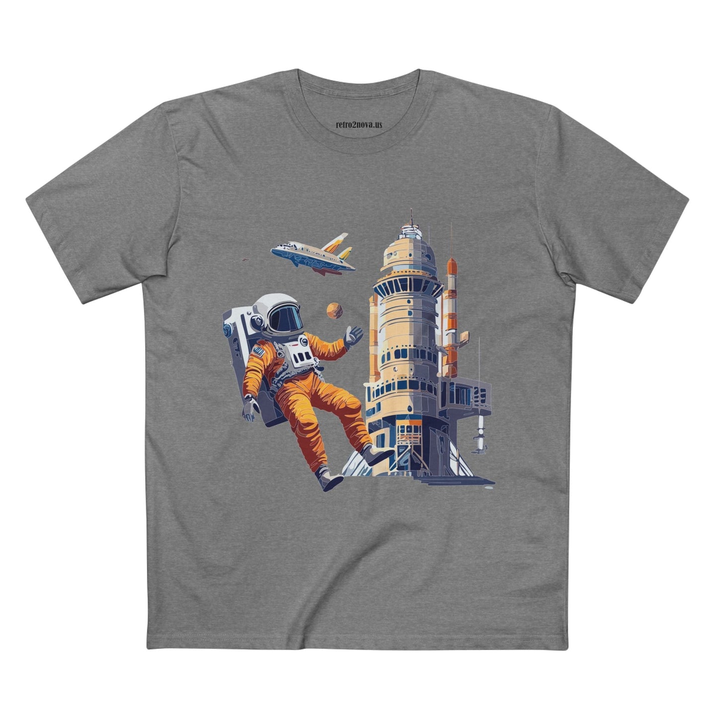 Cosmos Shirt Astronaut Design Unisex Premium Cotton Tee CS 32 Art Collection Original Art Design
