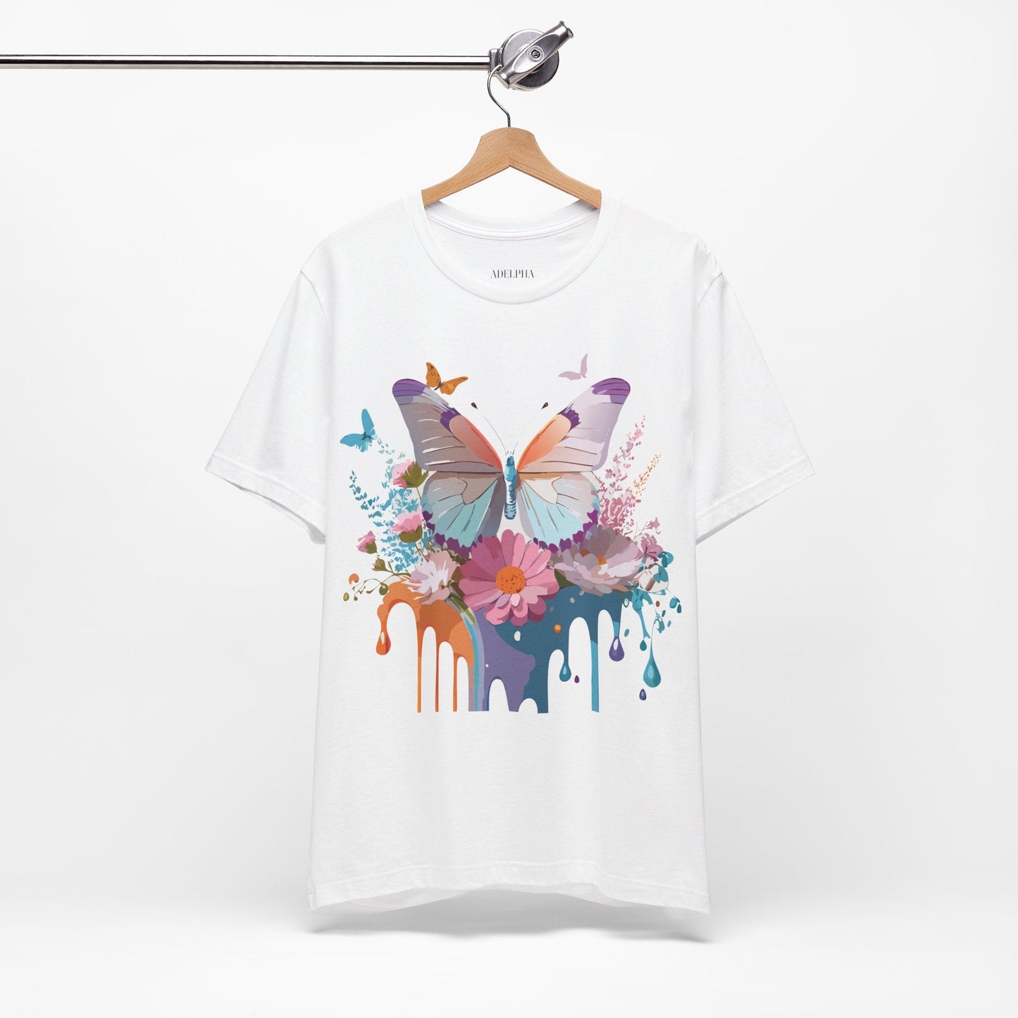 Butterfly Graphic Tee Adelpha Vintage Inspired Unisex Short Sleeve Shirt