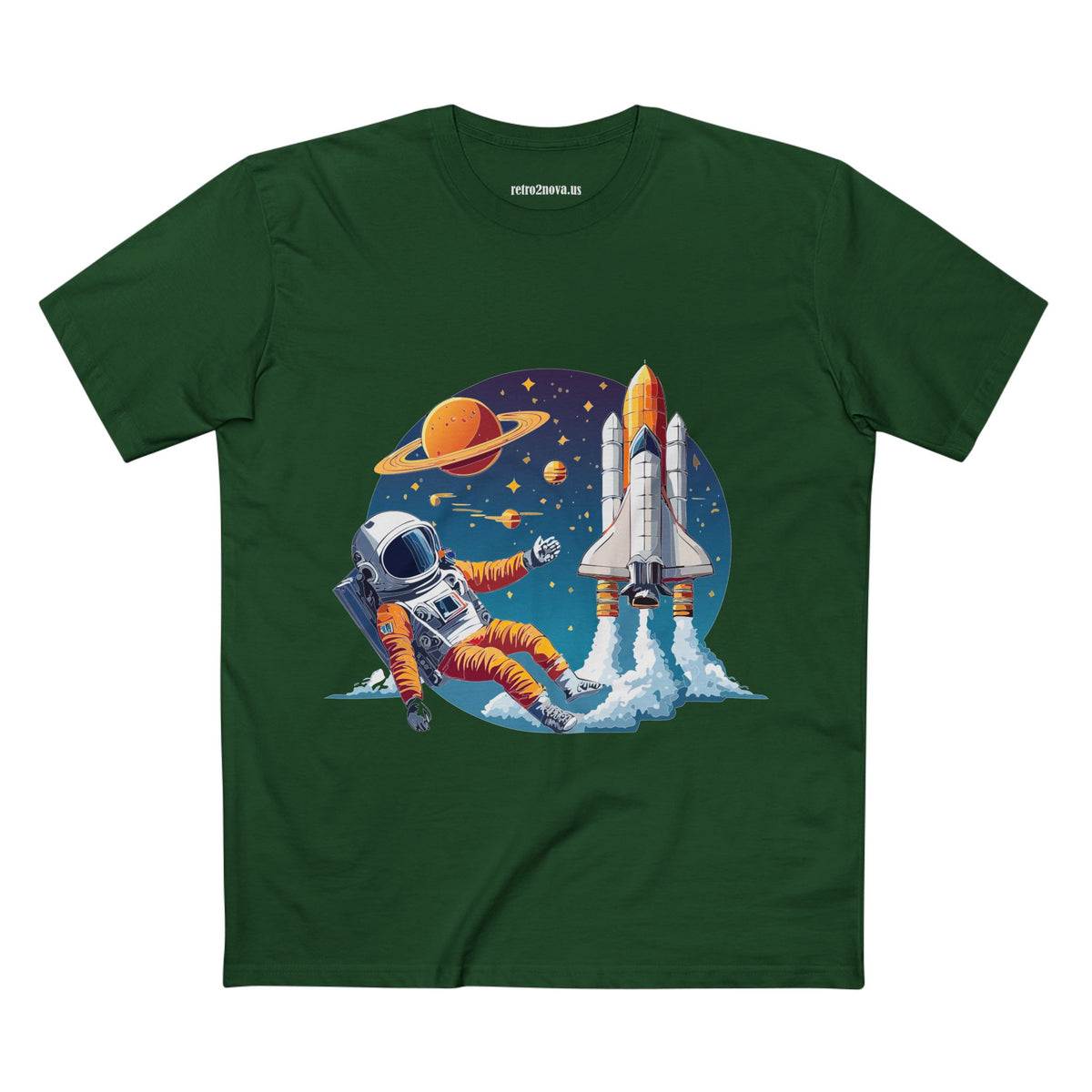 Cosmos Astronaut Graphic Tee Staple Unisex 100 Cotton Tee Shirt - CS-24