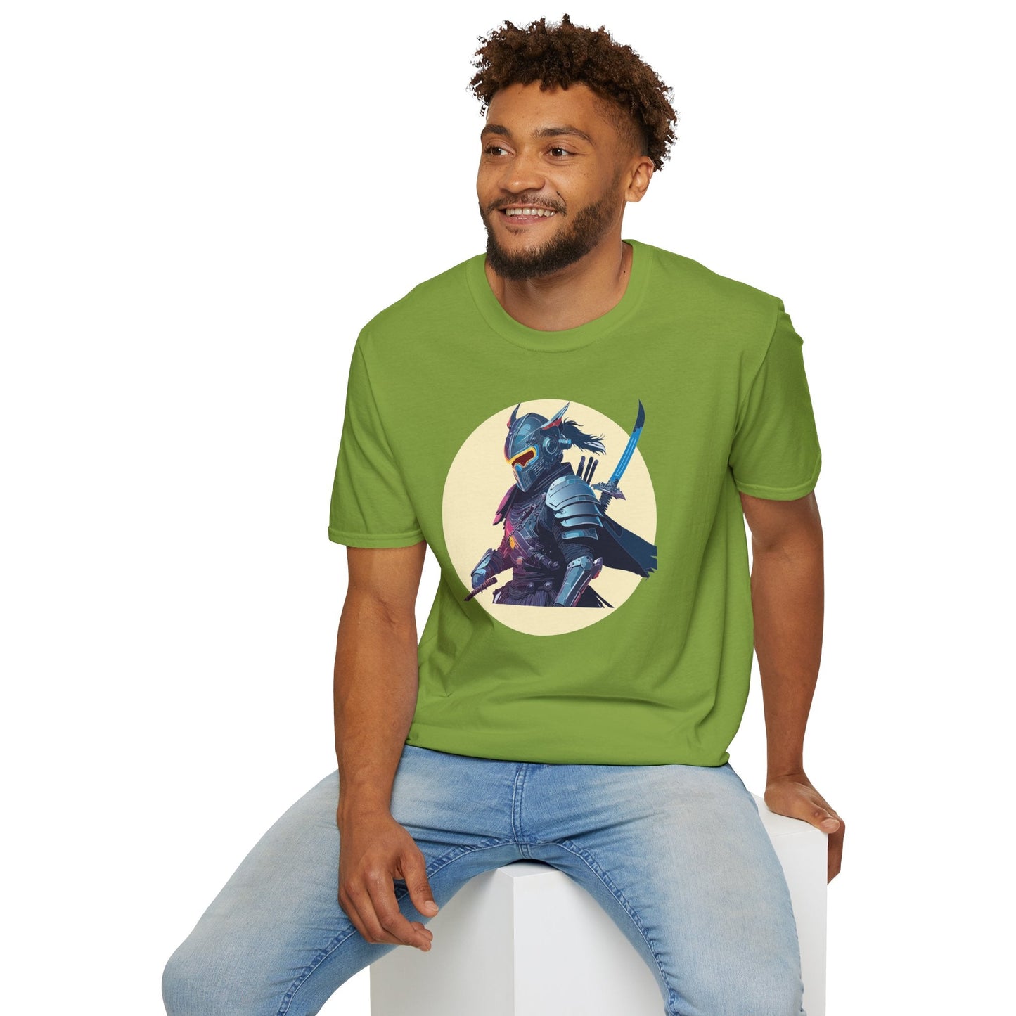 Samurai Shirt Unisex Softstyle Short Sleeve T Shirt Gildan 64000 Breathable Comfort Wear