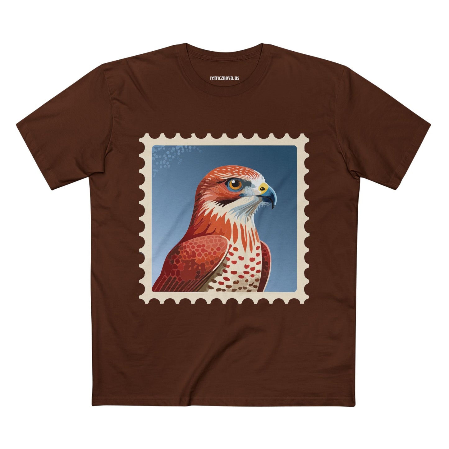Stamp Shirt Postage Stamp Tee Unisex Premium Cotton Original Art Design Retro2Nova Art Collection