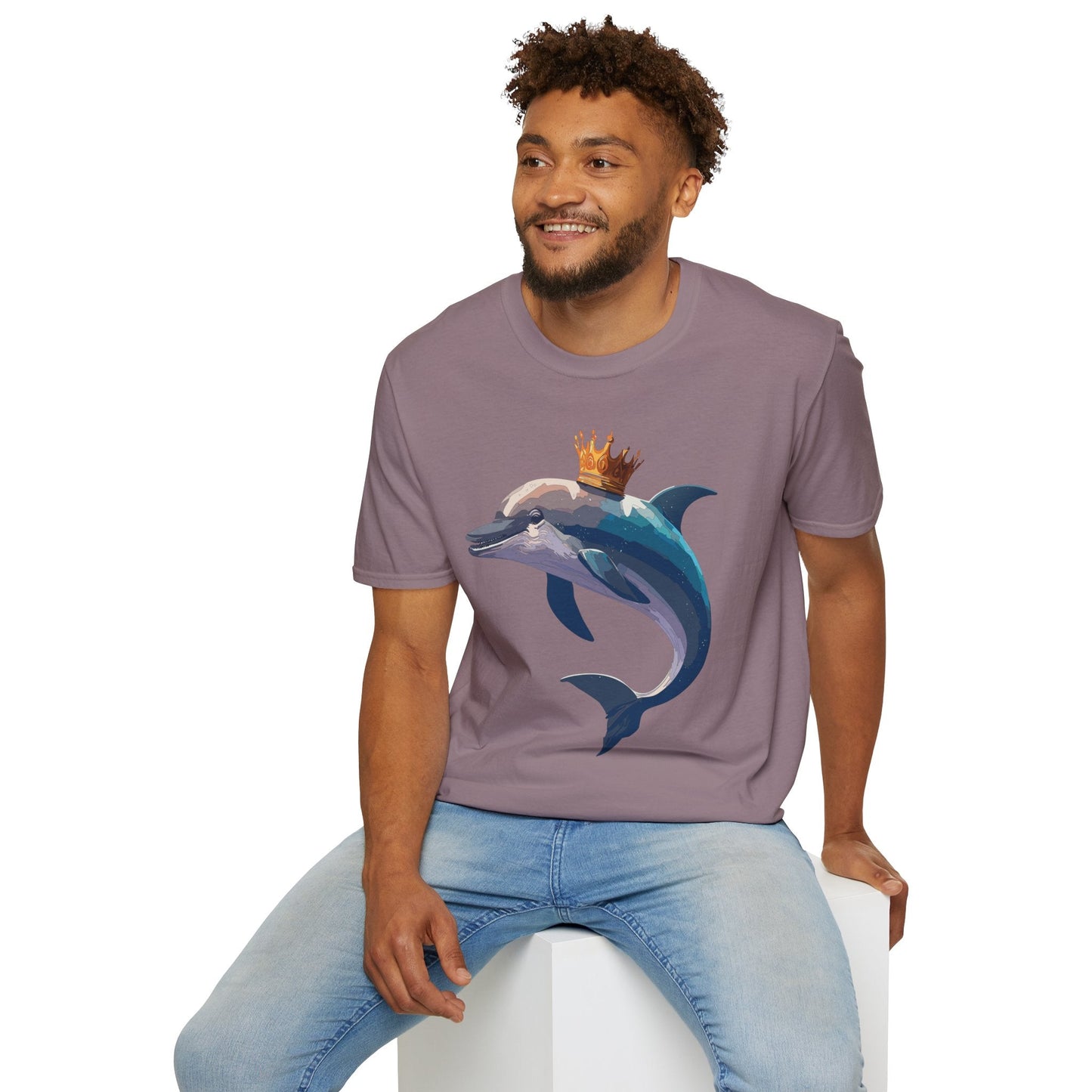 Dolphin Shirts Unisex Gildan Softstyle 64000 100 Percent Cotton Tee For Animal Lovers