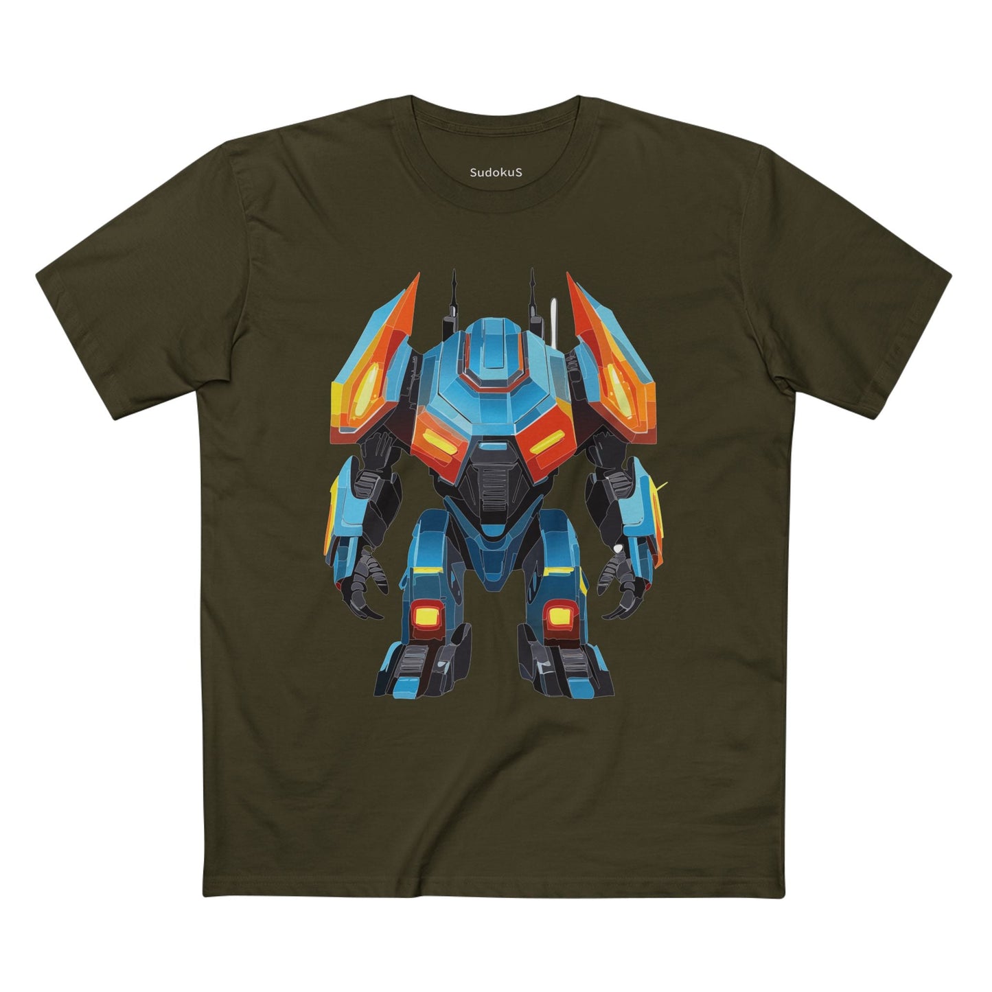 Cyborg Robot Graphic Unisex 100 Cotton Staple Tee 7