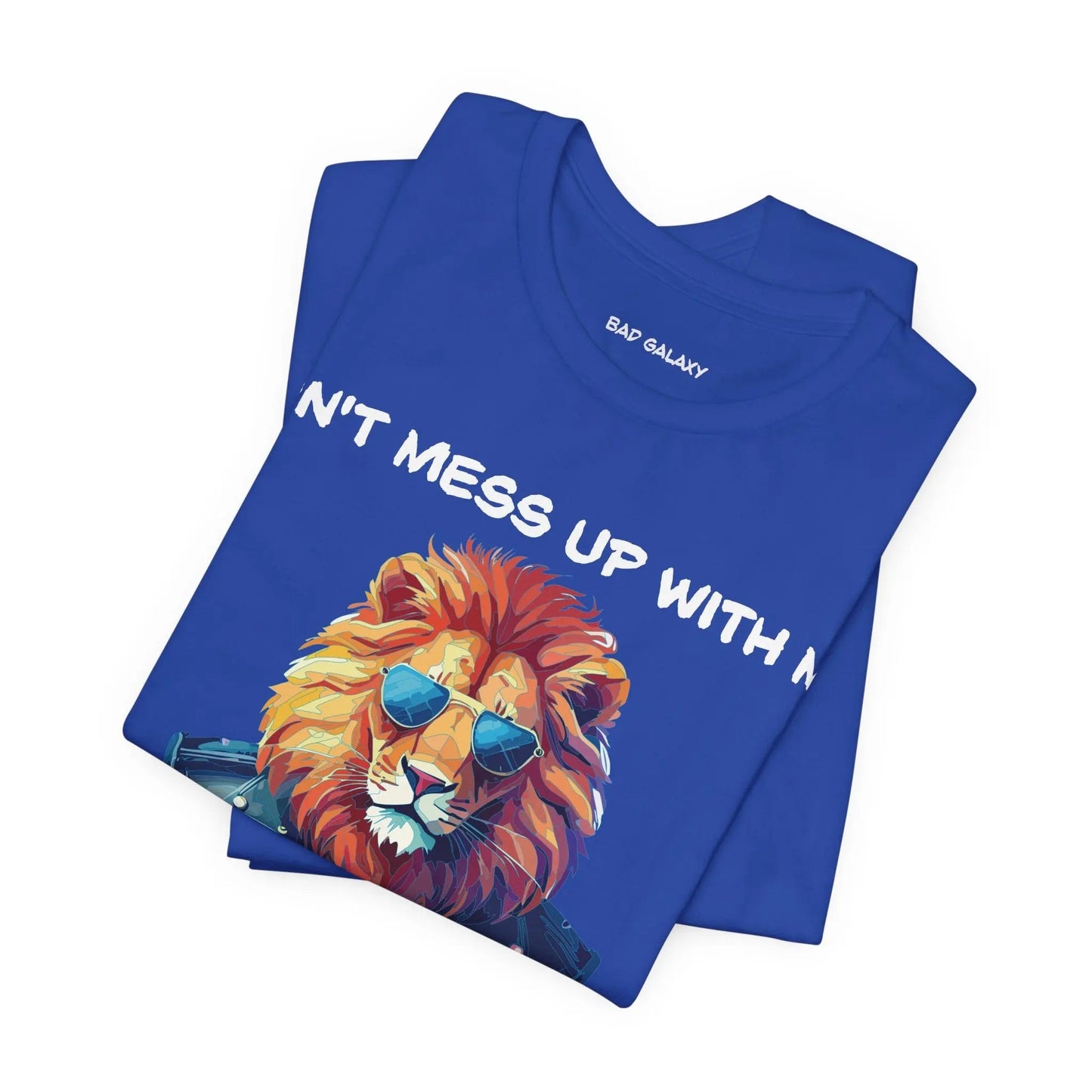 Animal T Shirt By Bad Galaxy Unisex 100 Percent Cotton Graphic Tee Eco Friendly Made In USA