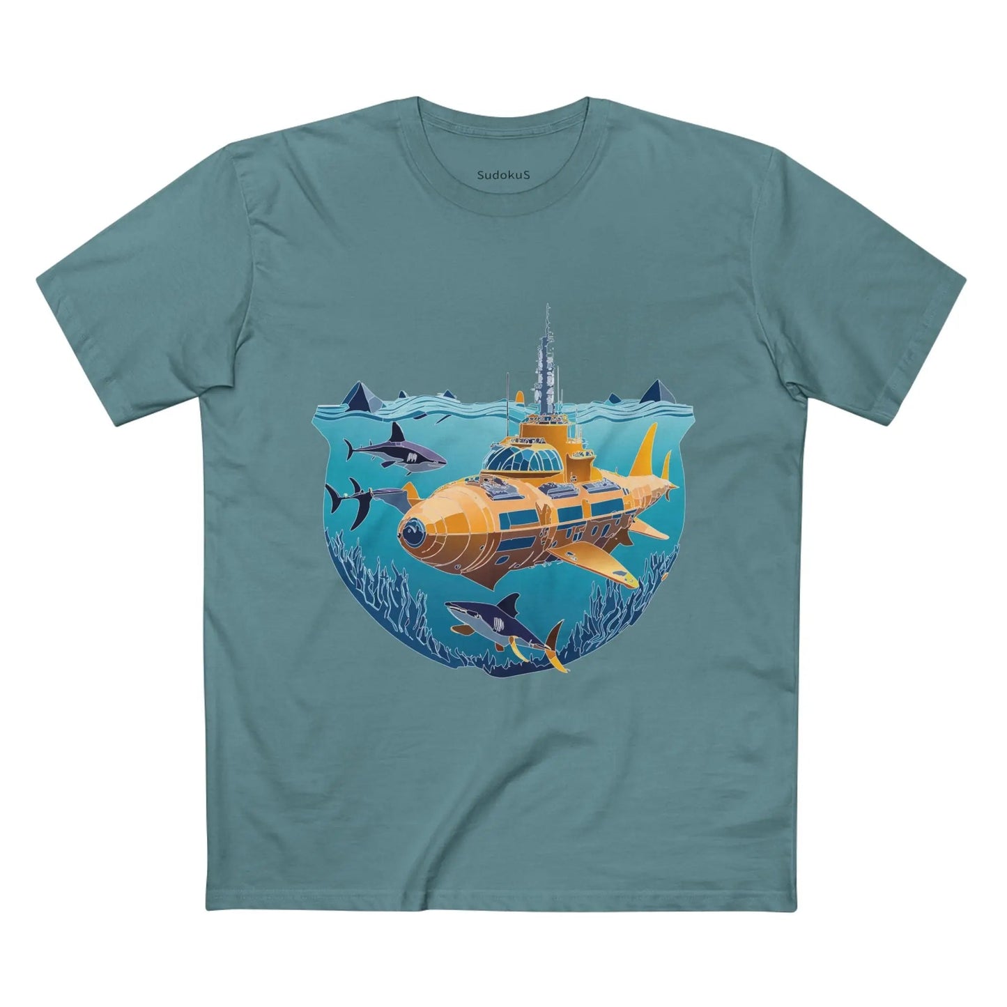 Ocean Coast Graphic Unisex 100 Cotton Staple Tee 16