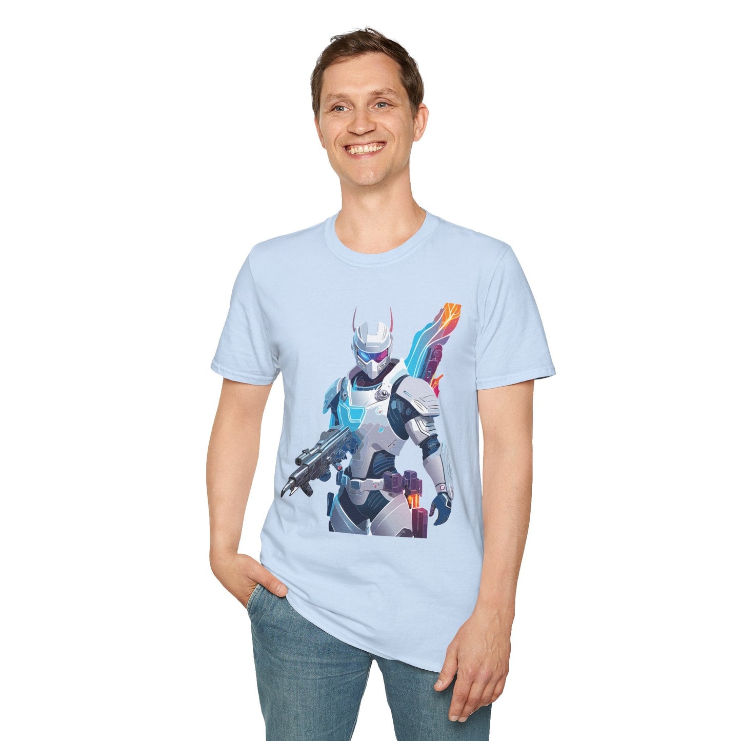 Robocop Graphic Unisex Cotton With Cyber Man Artwork Tee 3