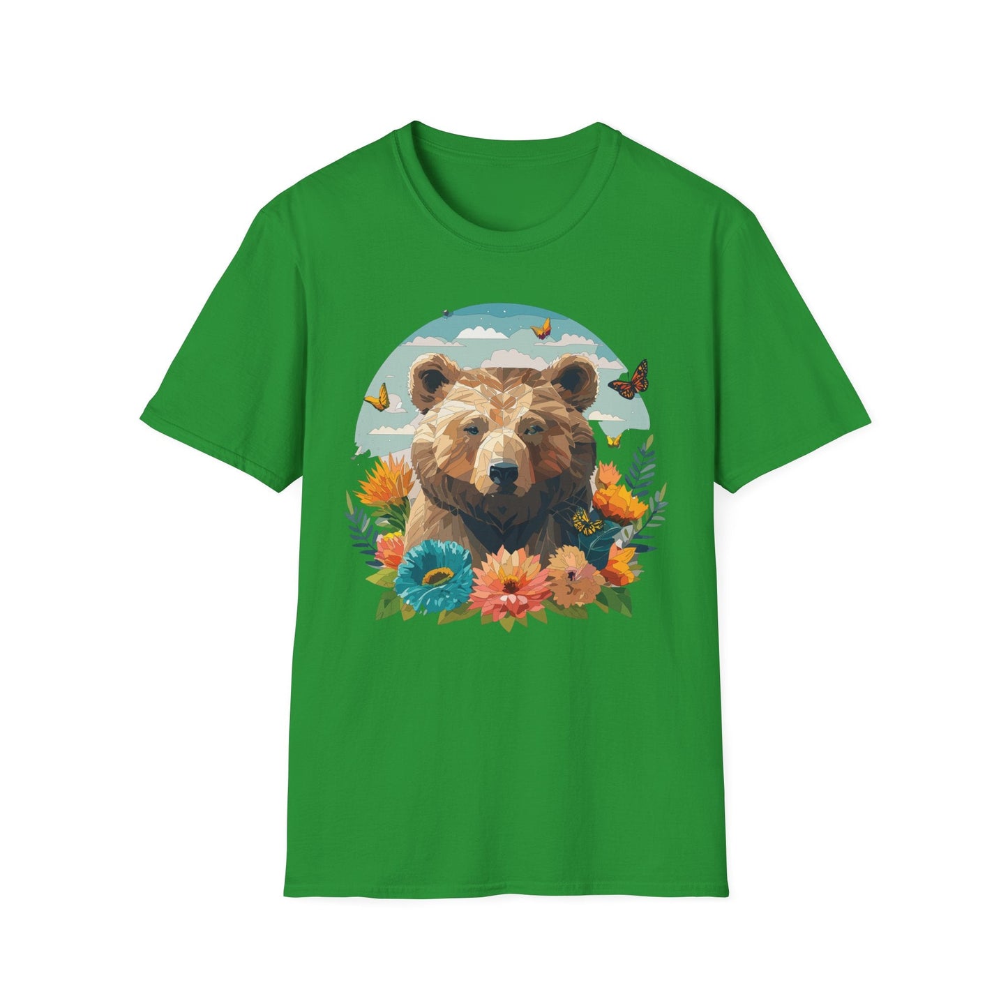 Bear T Shirt Unisex Teddy Bear Tee Softstyle 64000 One Hundred Percent Ring Spun Cotton Short Sleeve