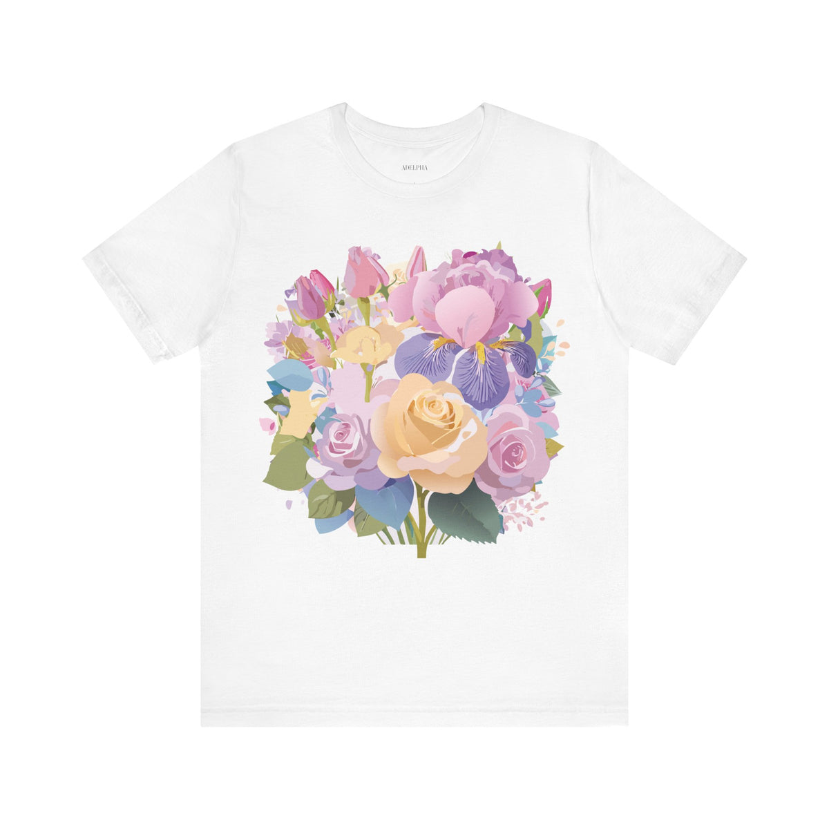 Floral Graphic Tee Shirt - Bella+Canvas Unisex 100 Cotton 41