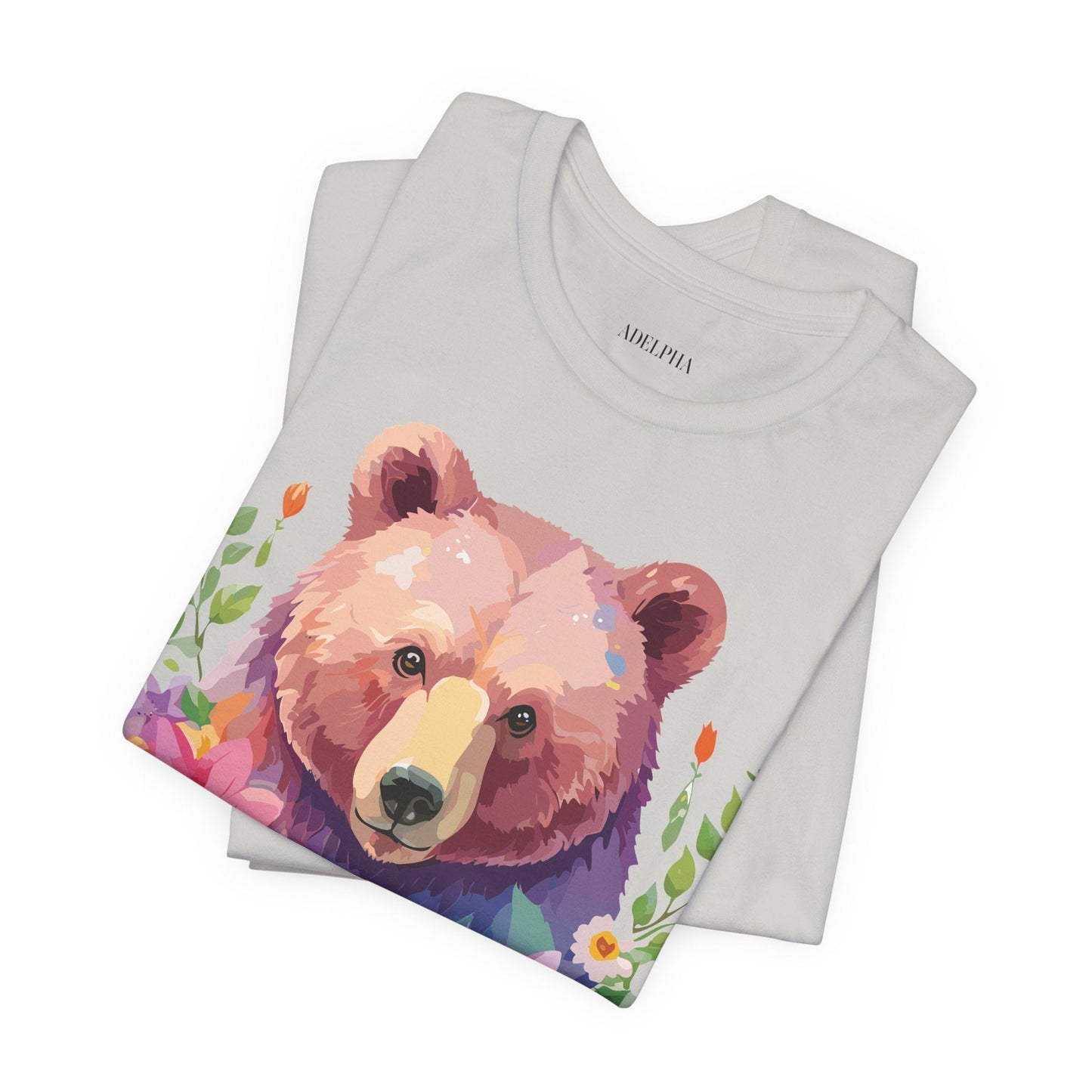 Bear Graphic T Shirt By Adelpha Unisex Short Sleeve Art Design Tee