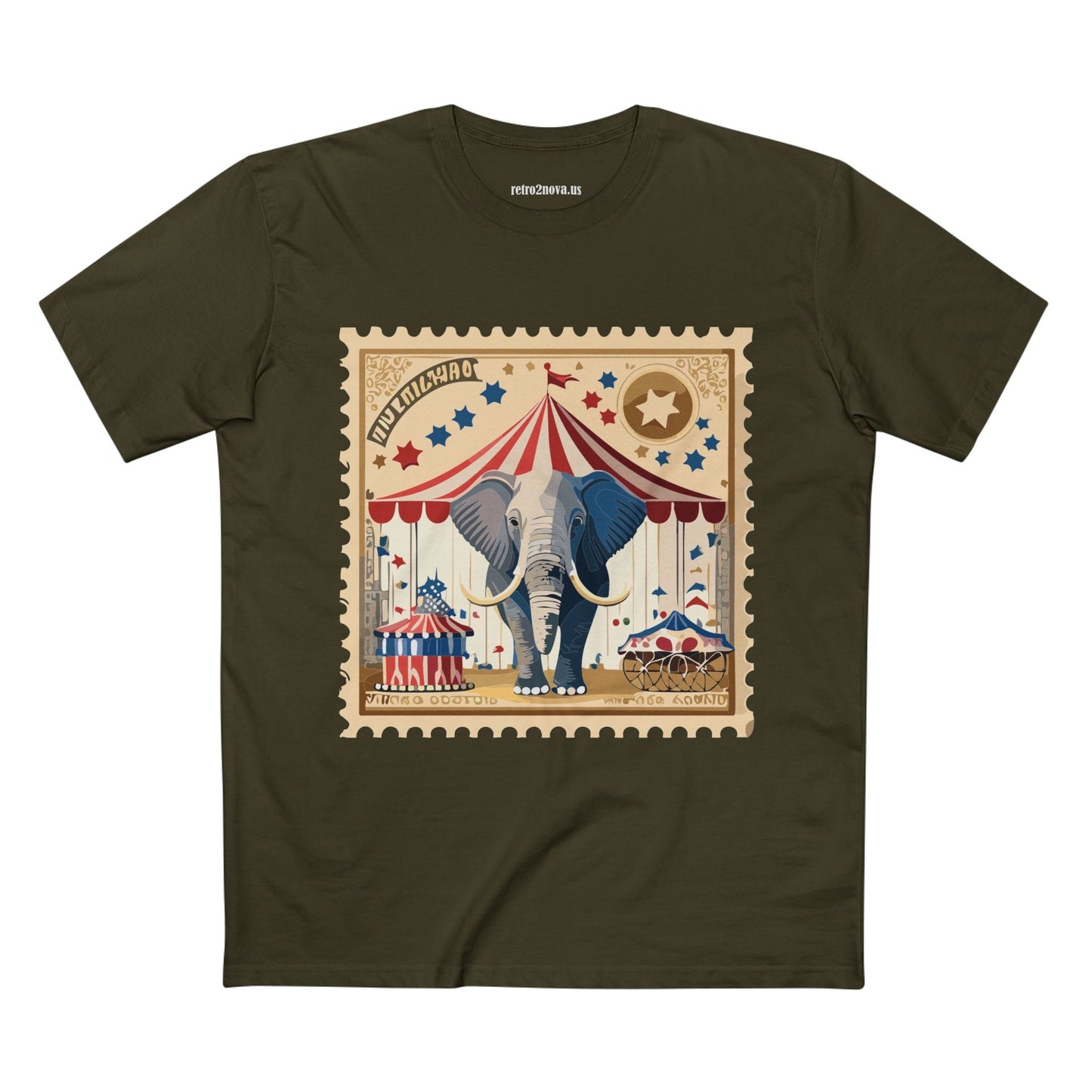 Stamp Shirt Postage Stamp Tee Unisex Premium Cotton Original Art Design From Retro2Nova PS 50