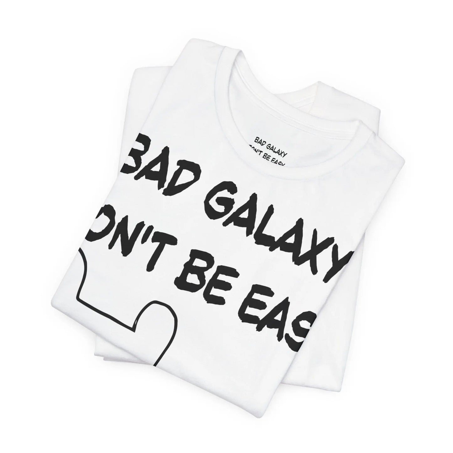 Funny Dog Tee Shirt From Bad Galaxy 100 Percent Cotton Made In USA With Eco Friendly Inks