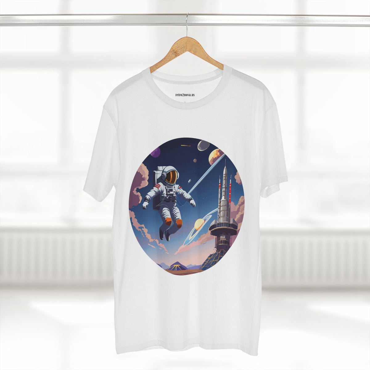 Cosmos Astronaut Graphic Tee Staple Unisex 100 Cotton Tee Shirt - CS-30