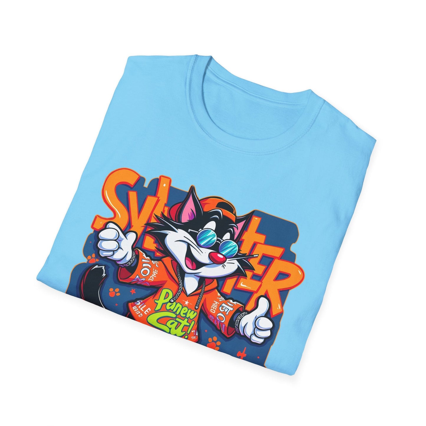 Funny Cartoon Animals Tee Shirt Unisex Gildan Softstyle 64000 Graphic Cartoon Tee