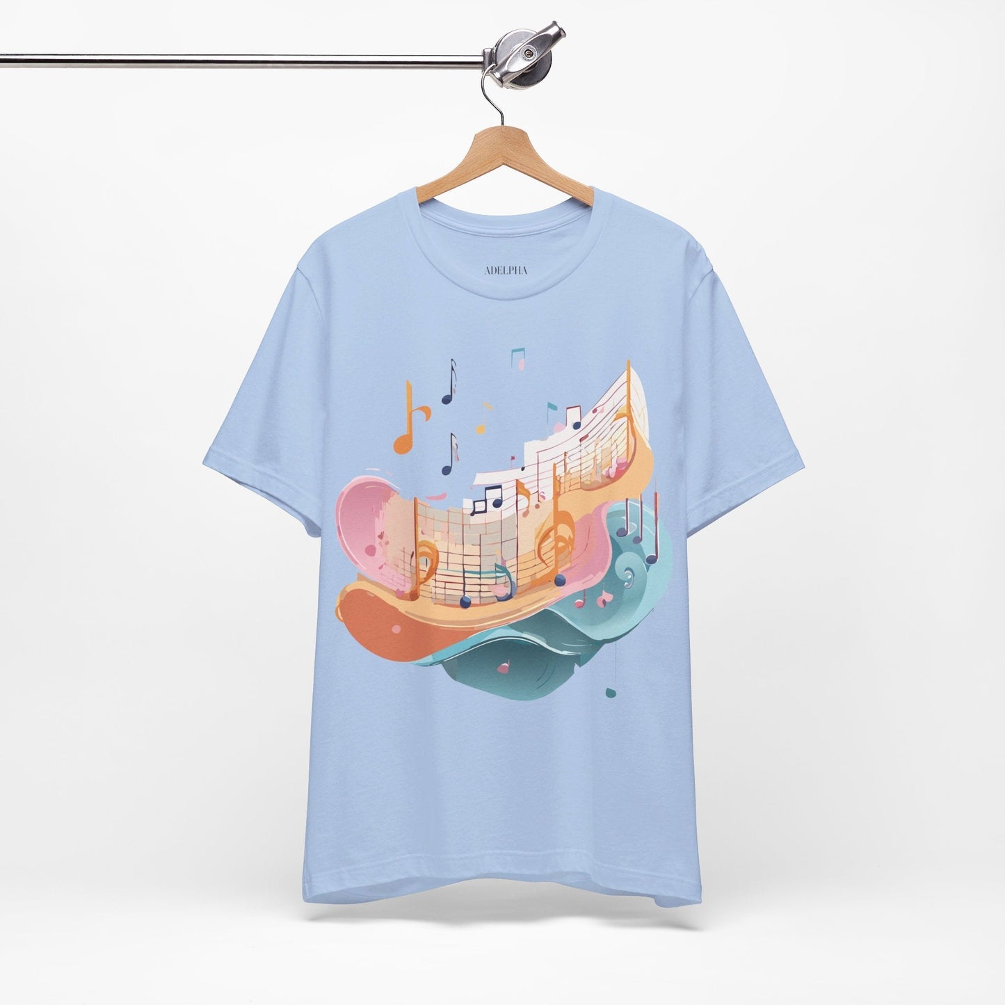 Adelpha Graphic Tee Unisex Jersey Short Sleeve Vintage Inspired Artwork Music T Shirt Casual Wear