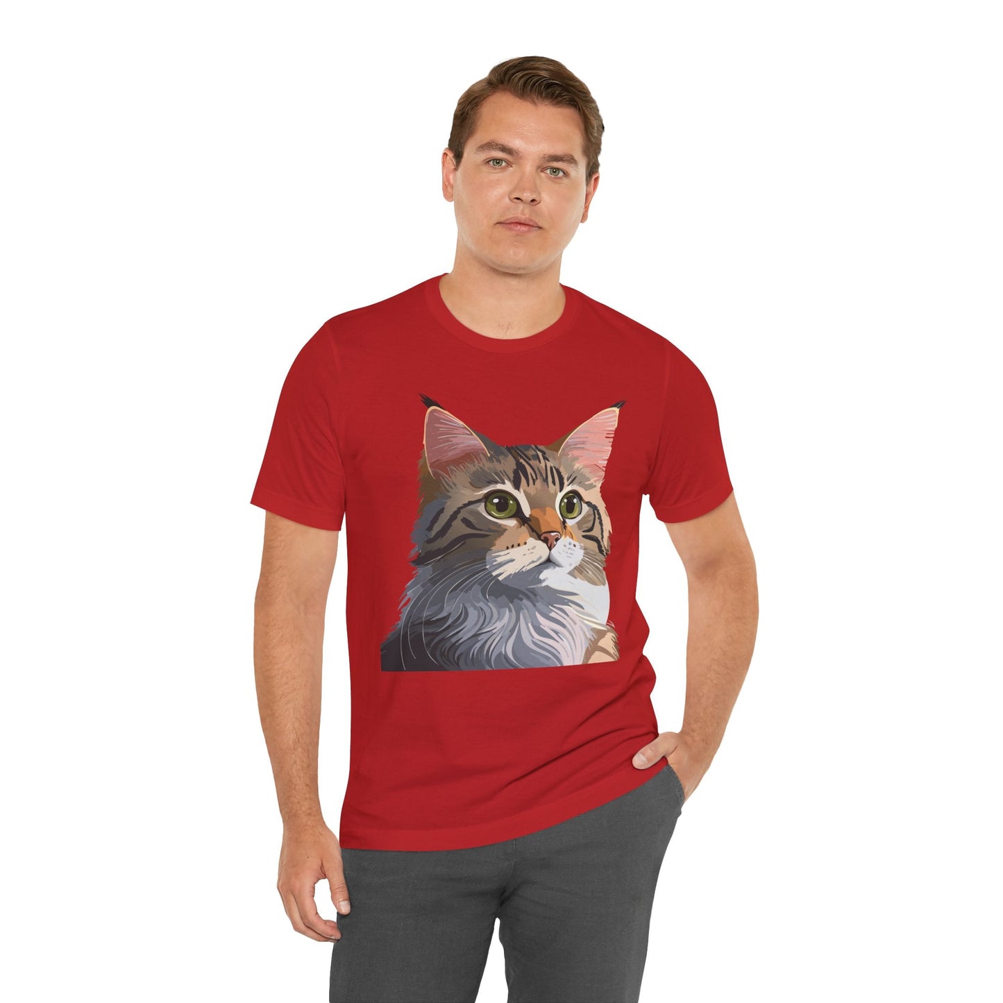 Unisex Animal Shirt Art Design Tee With Wild Animals Short Sleeve Comfort Wear Everyday