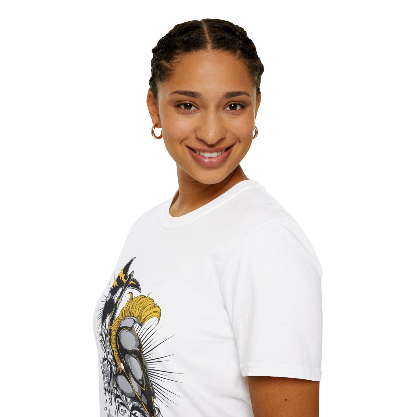 Unisex Art Graphic Shirt 100 Percent Ring Spun Cotton Softstyle Tee For Everyday Comfort And Style