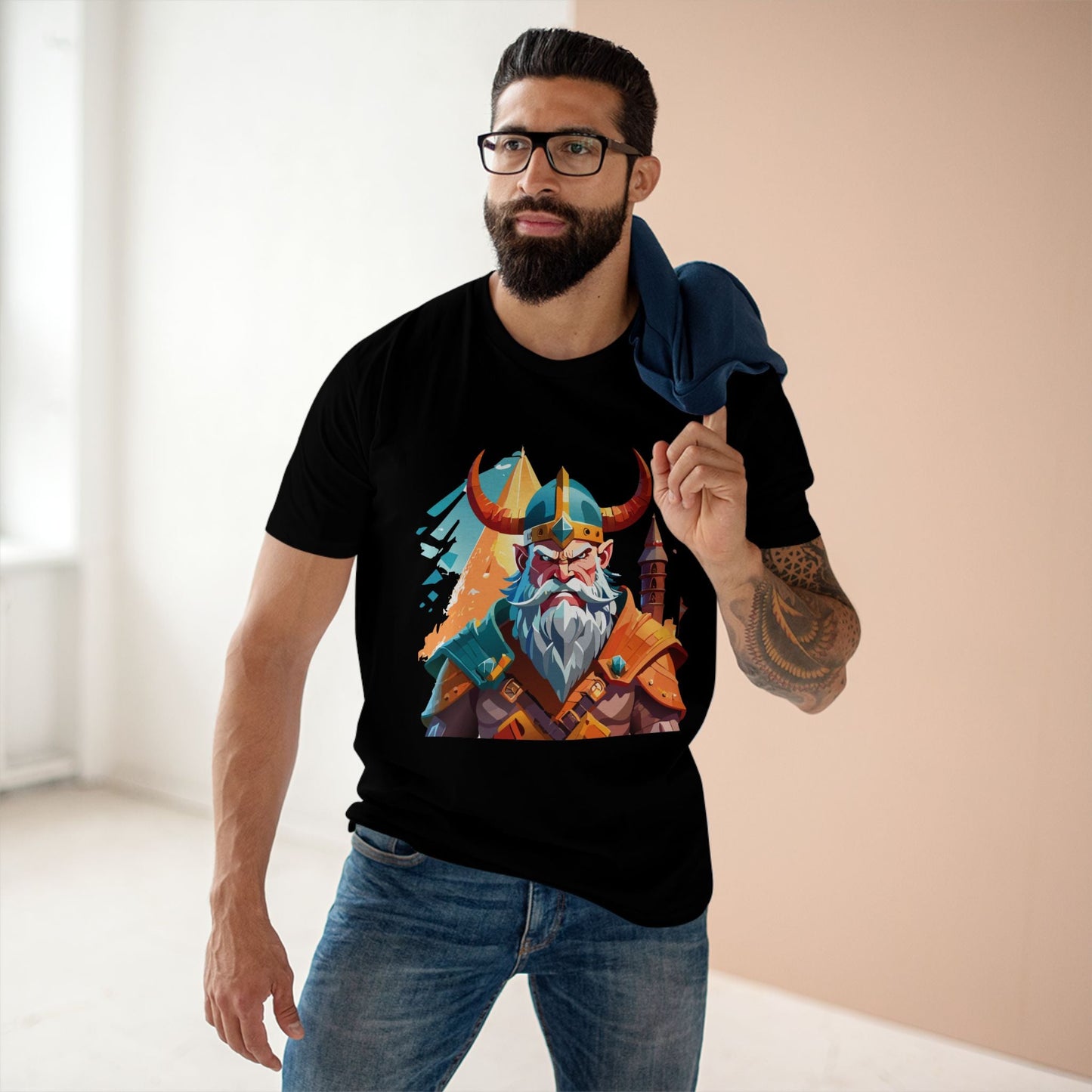 Viking Graphic Unisex 100 Cotton Staple Tee 12