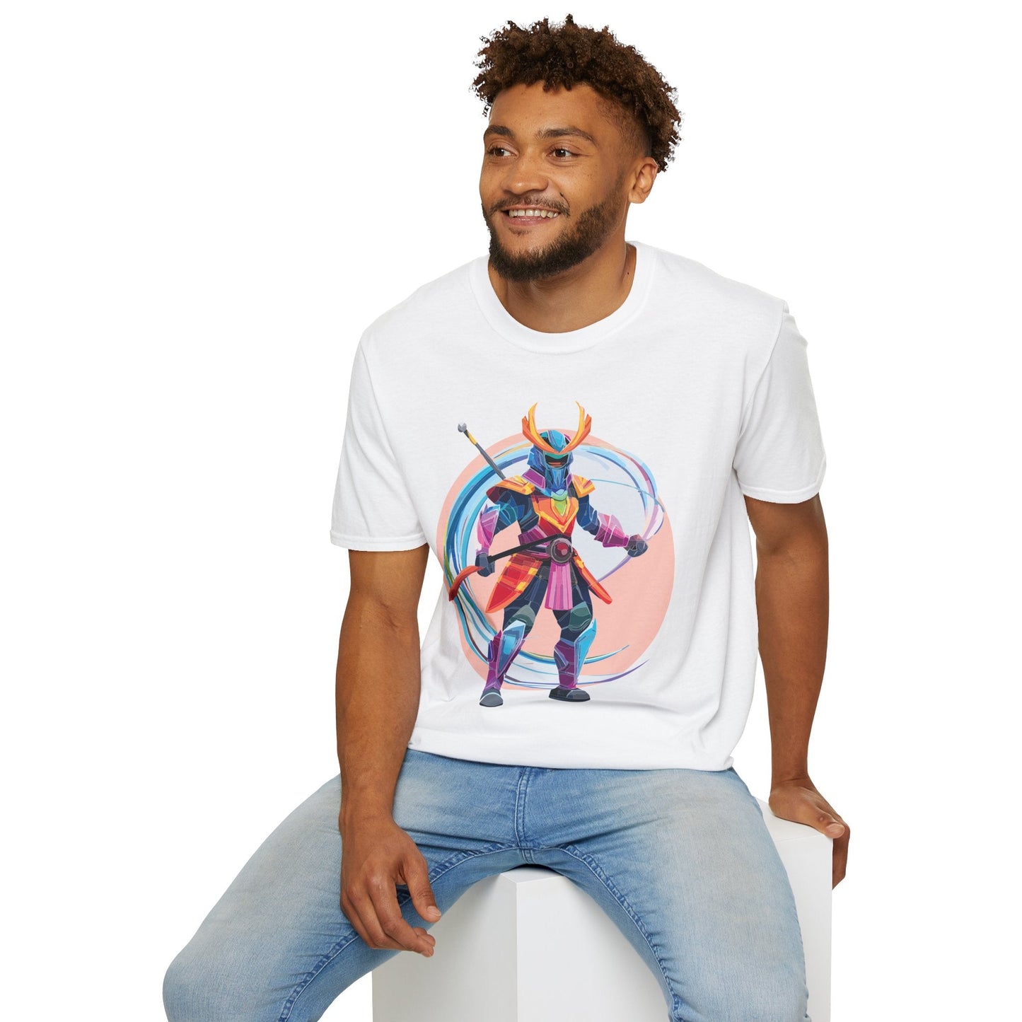 Samurai Shirt Unisex Softstyle T Shirt Gildan 64000 Ring Spun Cotton Tee For Everyday Comfort