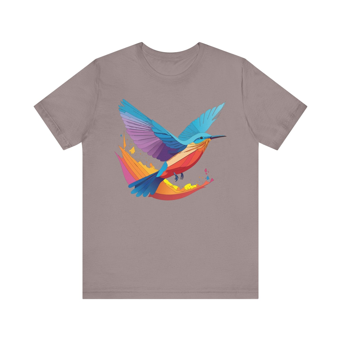 Unisex Animal Shirt Art Design Tee With Wild Animals Print Soft Comfortable Short Sleeve Tee