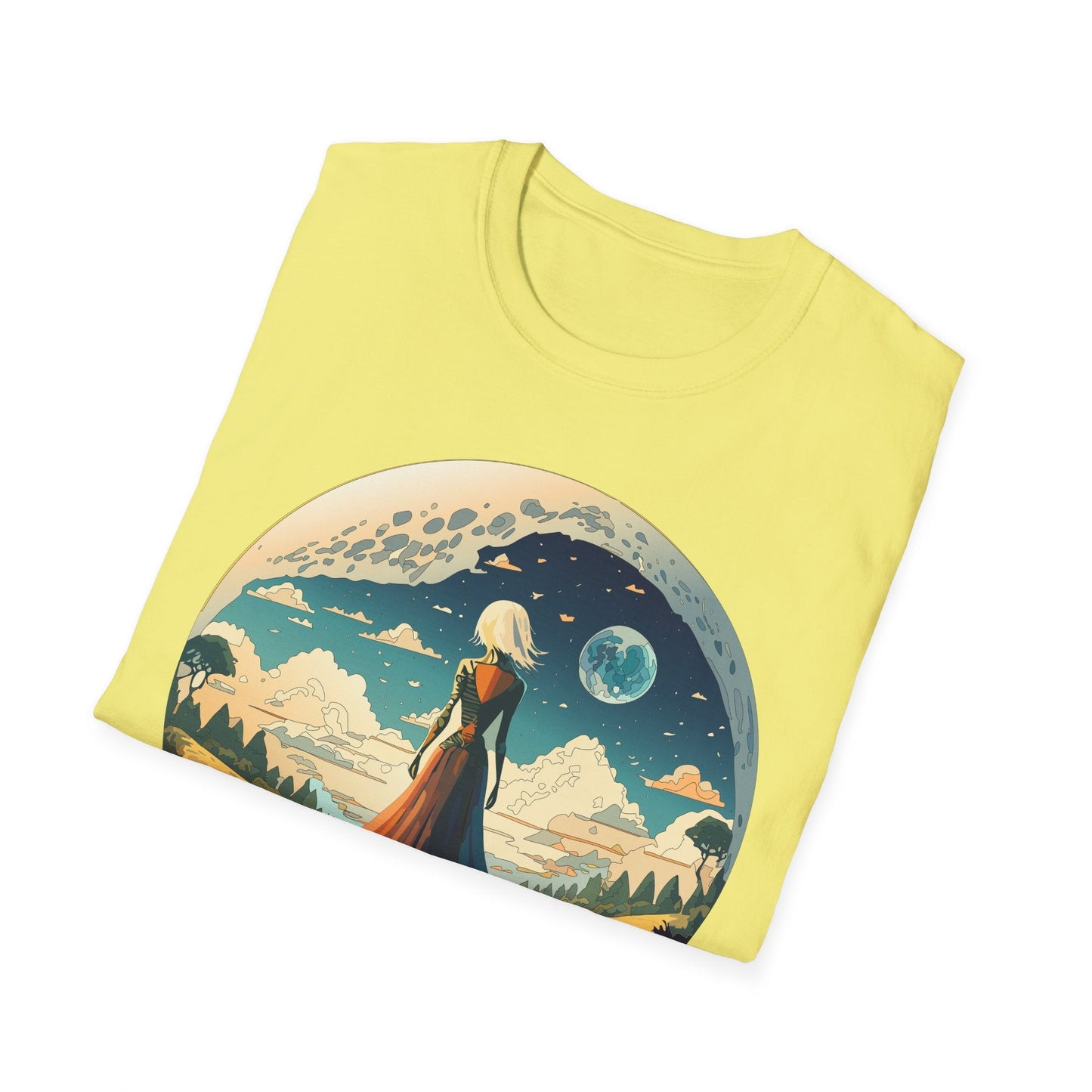 Womens Graphic T Shirts Art Design Tee Unisex Softstyle 64000 Cotton Tee Comfortable Everyday Wear